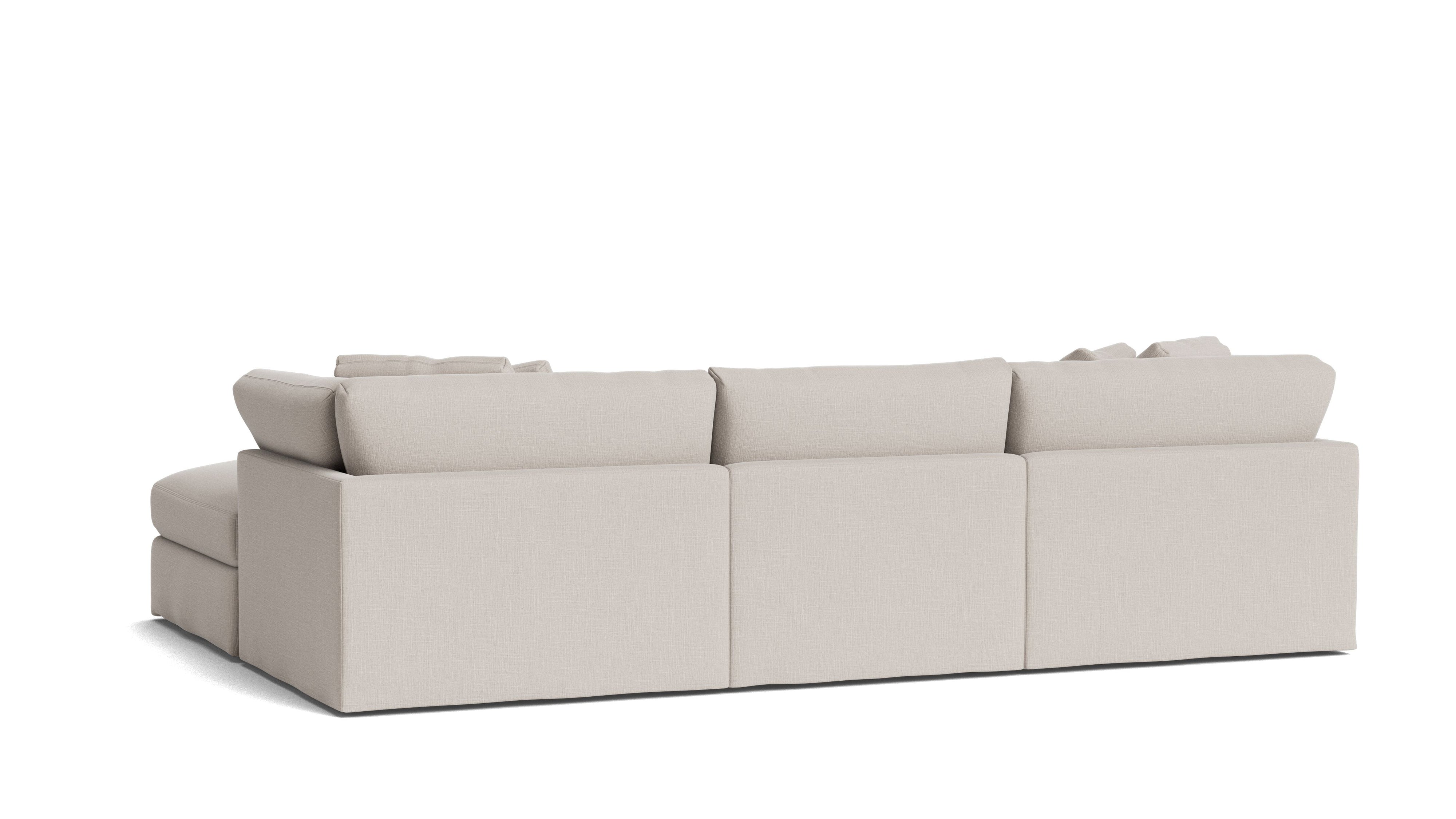 Get Together™ 4 - Piece Modular Sectional, Large, Clay - Sundays Company CanadaSEC-YJ-032-015