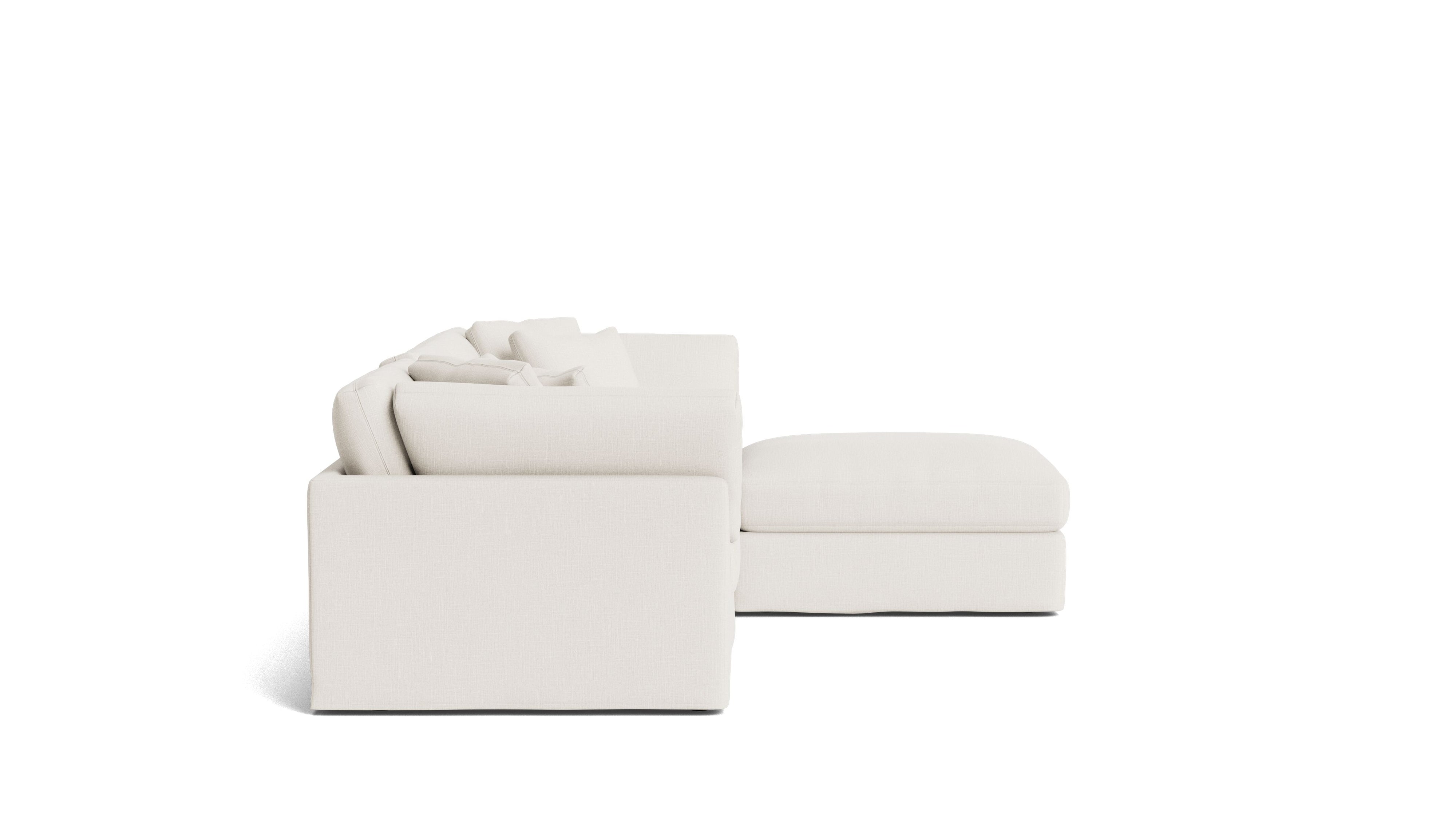 Get Together™ 4 - Piece Modular Sectional, Large, Cream Linen - Sundays Company CanadaSEC-YJ-032-018