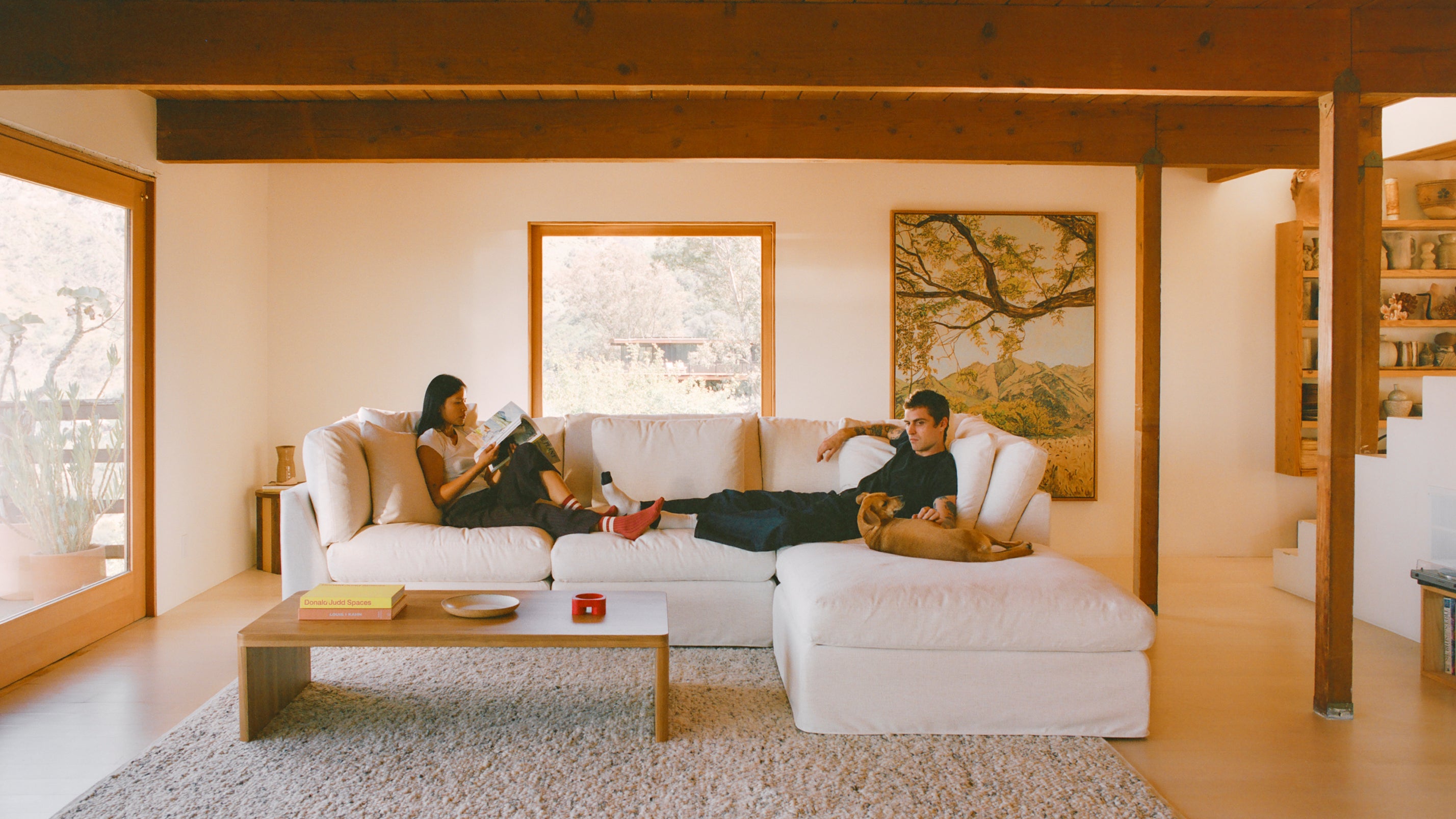 Get Together™ 4-Piece Modular Sectional, Large, Nomad Snow