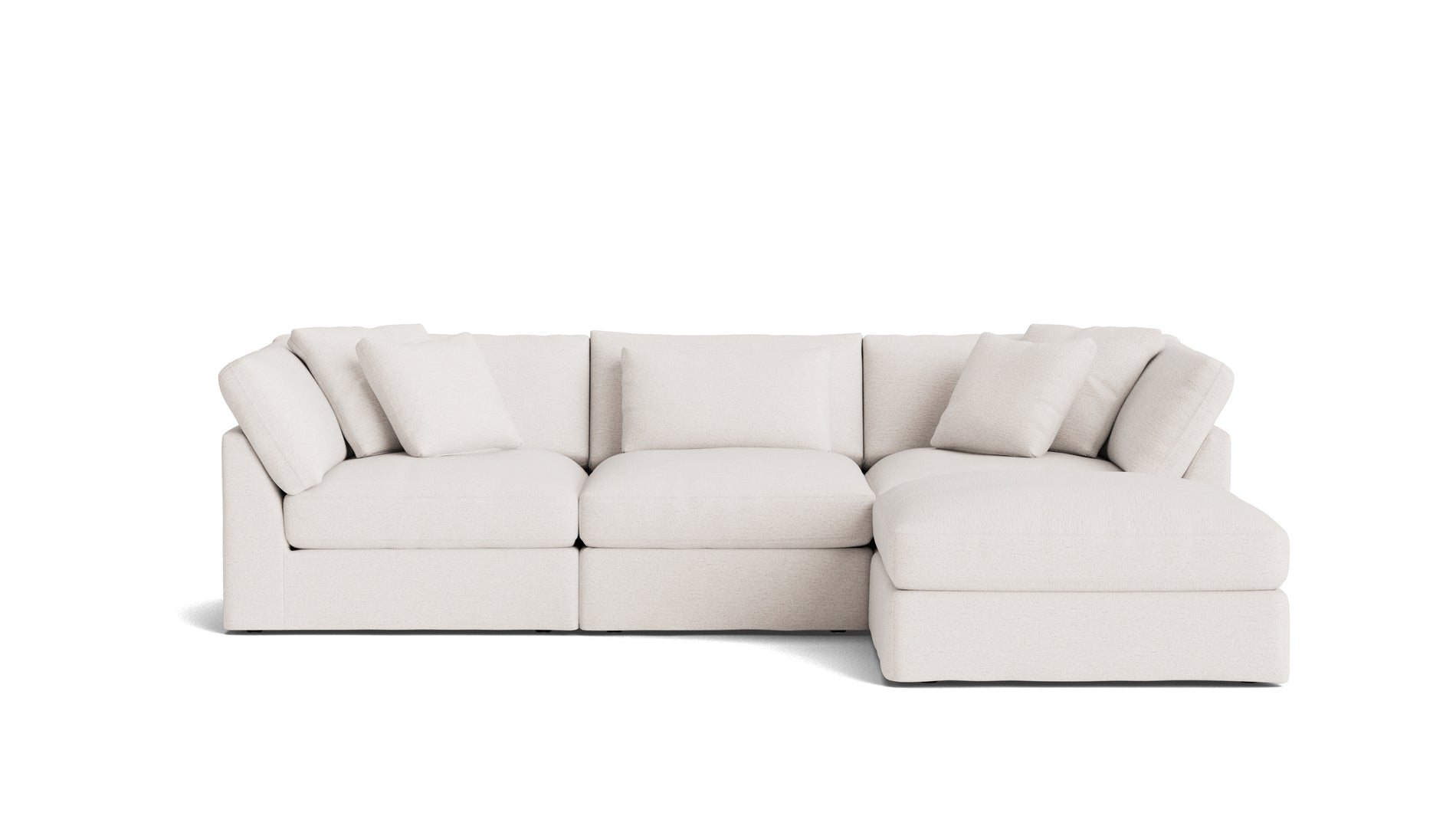 Get Together™ 4-Piece Modular Sectional, Large, Nomad Snow_image