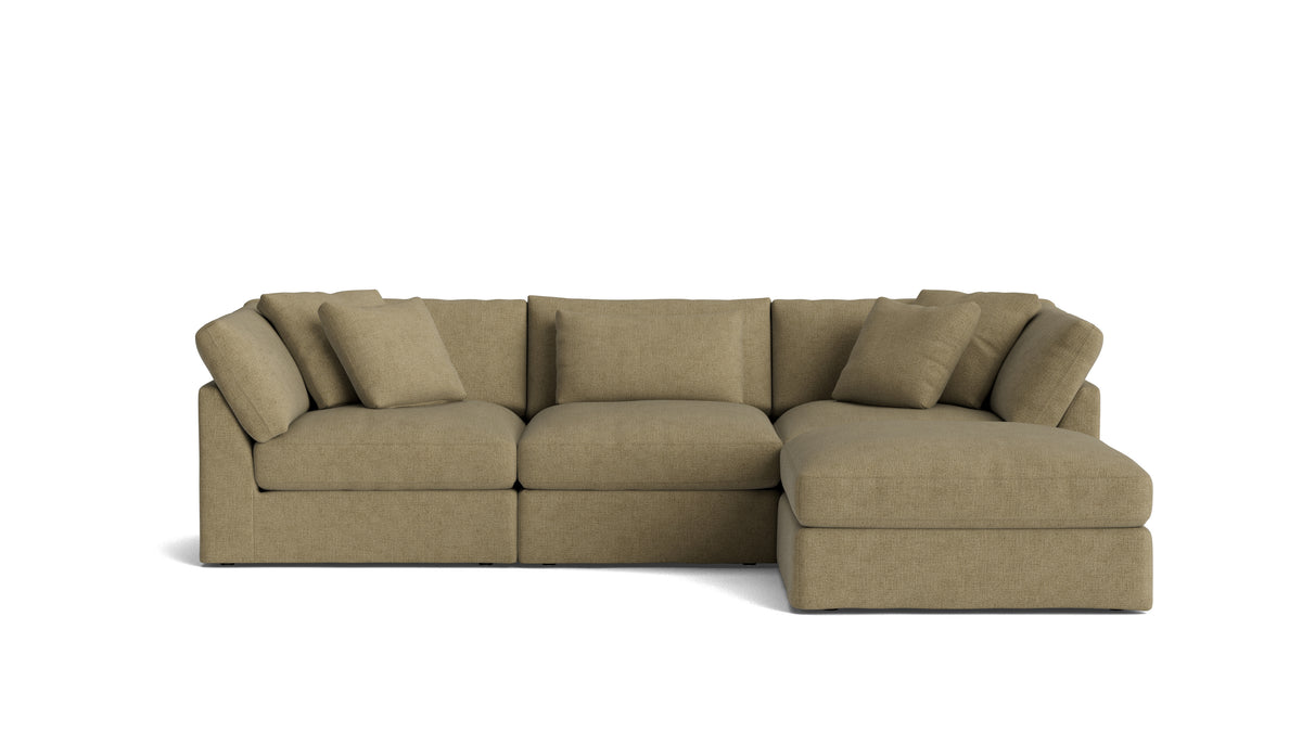 Get Together™ 4-Piece Modular Sectional, Large, Olive