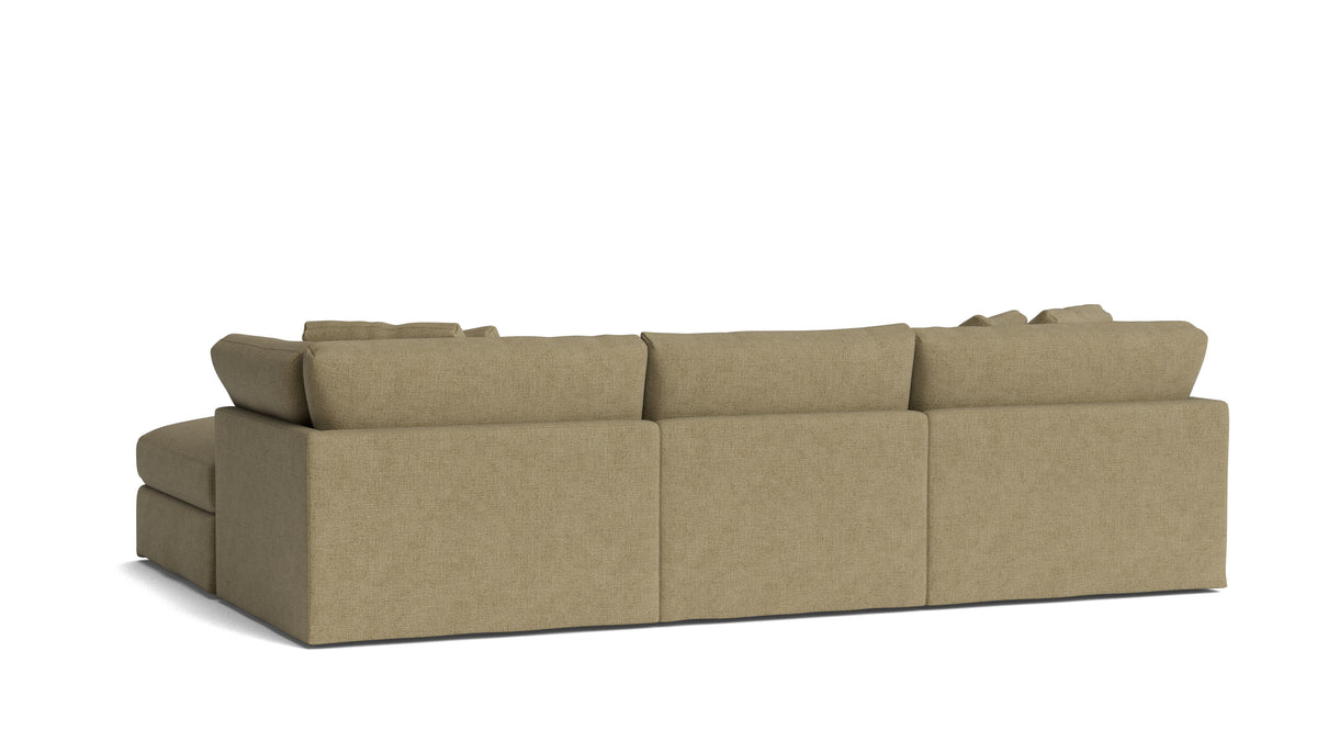 Get Together™ 4-Piece Modular Sectional, Large, Olive — alternate view