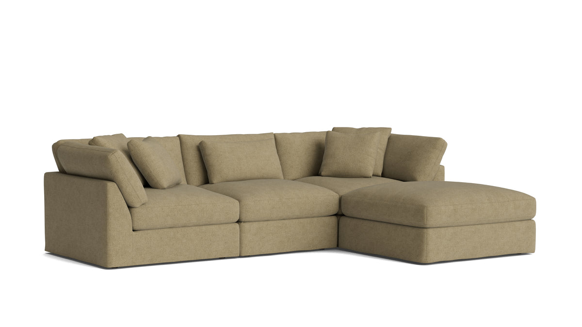 Get Together™ 4-Piece Modular Sectional, Large, Olive