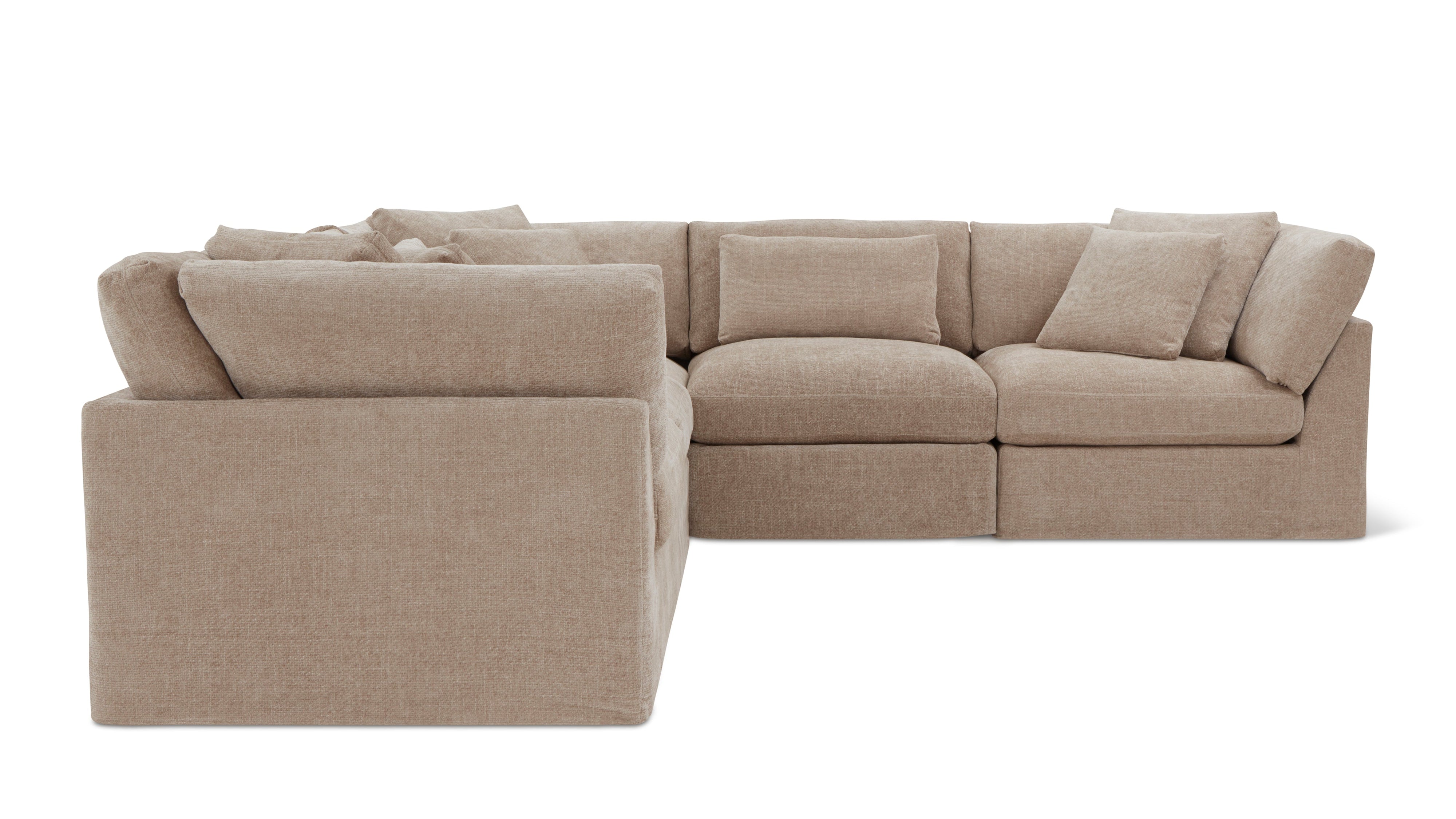 Get Together™ 5-Piece Modular Sectional Closed, Large, Champagne - Image 12