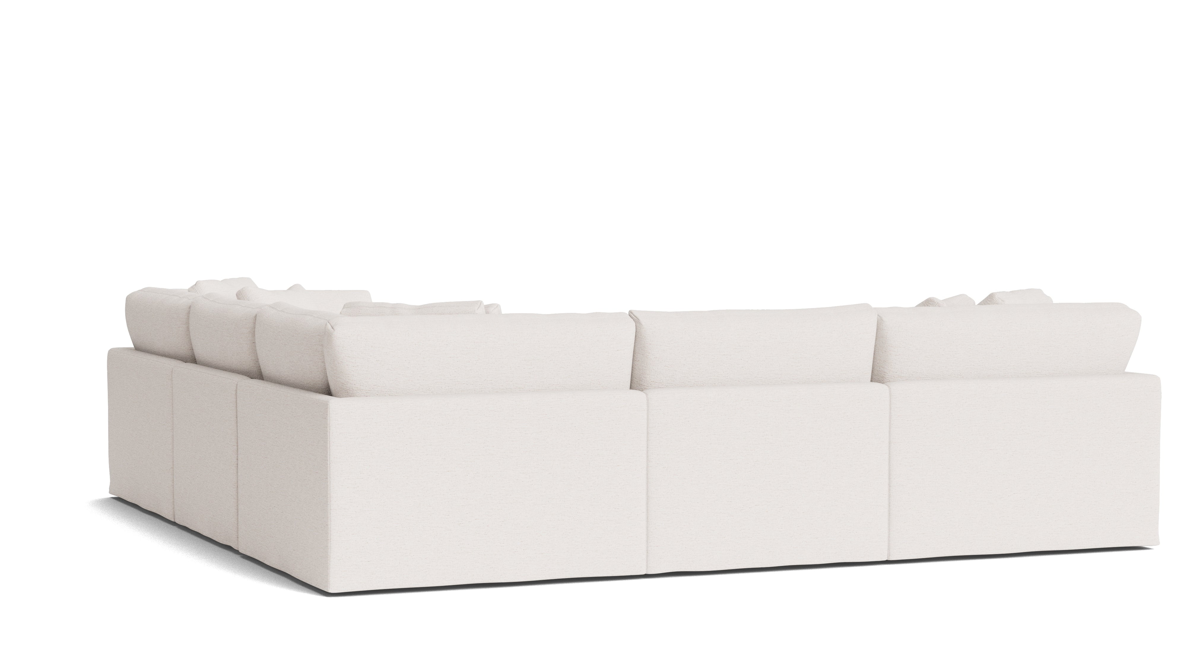 Get Together™ 5-Piece Modular Sectional Closed, Large, Nomad Snow