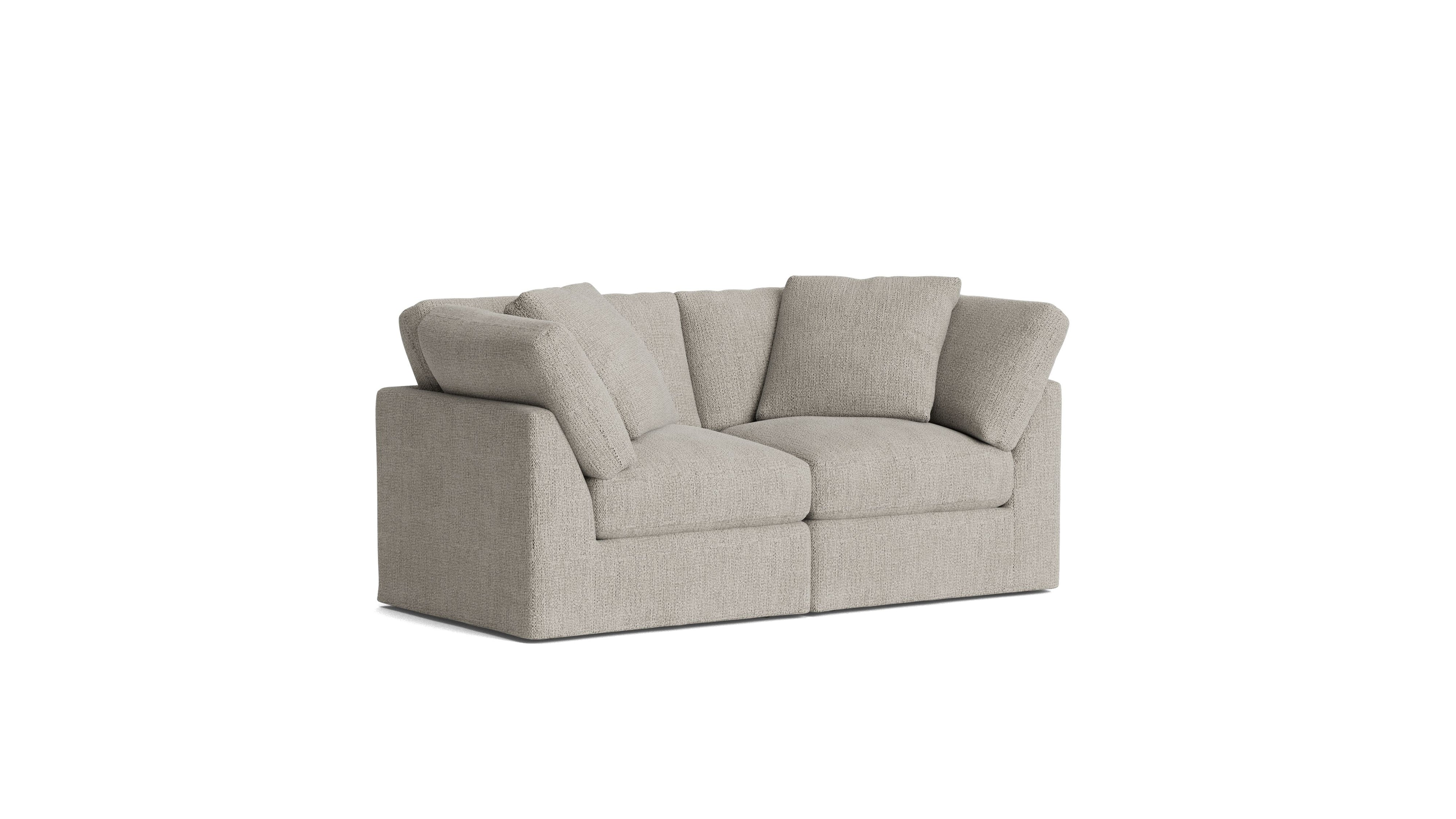 Get Together™ 2 - Piece Modular Sofa, Standard, Oatmeal - Sundays Company CanadaSEC-YJ-034-007
