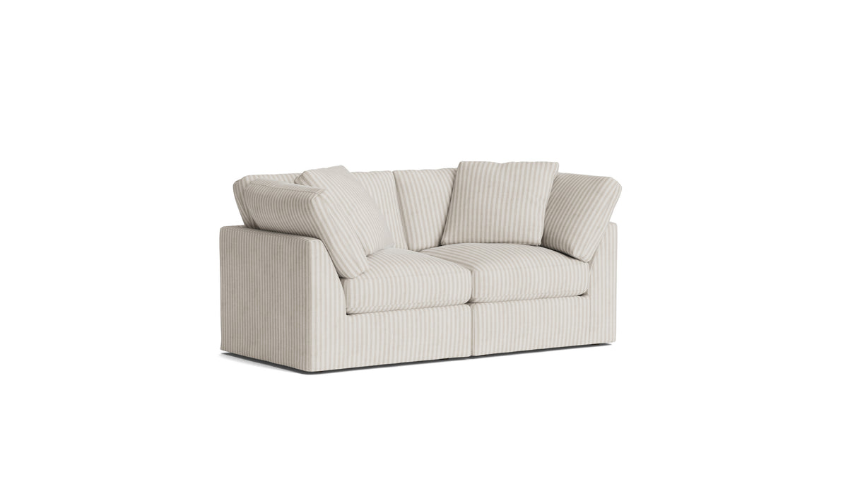 Get Together™ 2-Piece Modular Sofa, Standard, Newport Stripe — alternate view