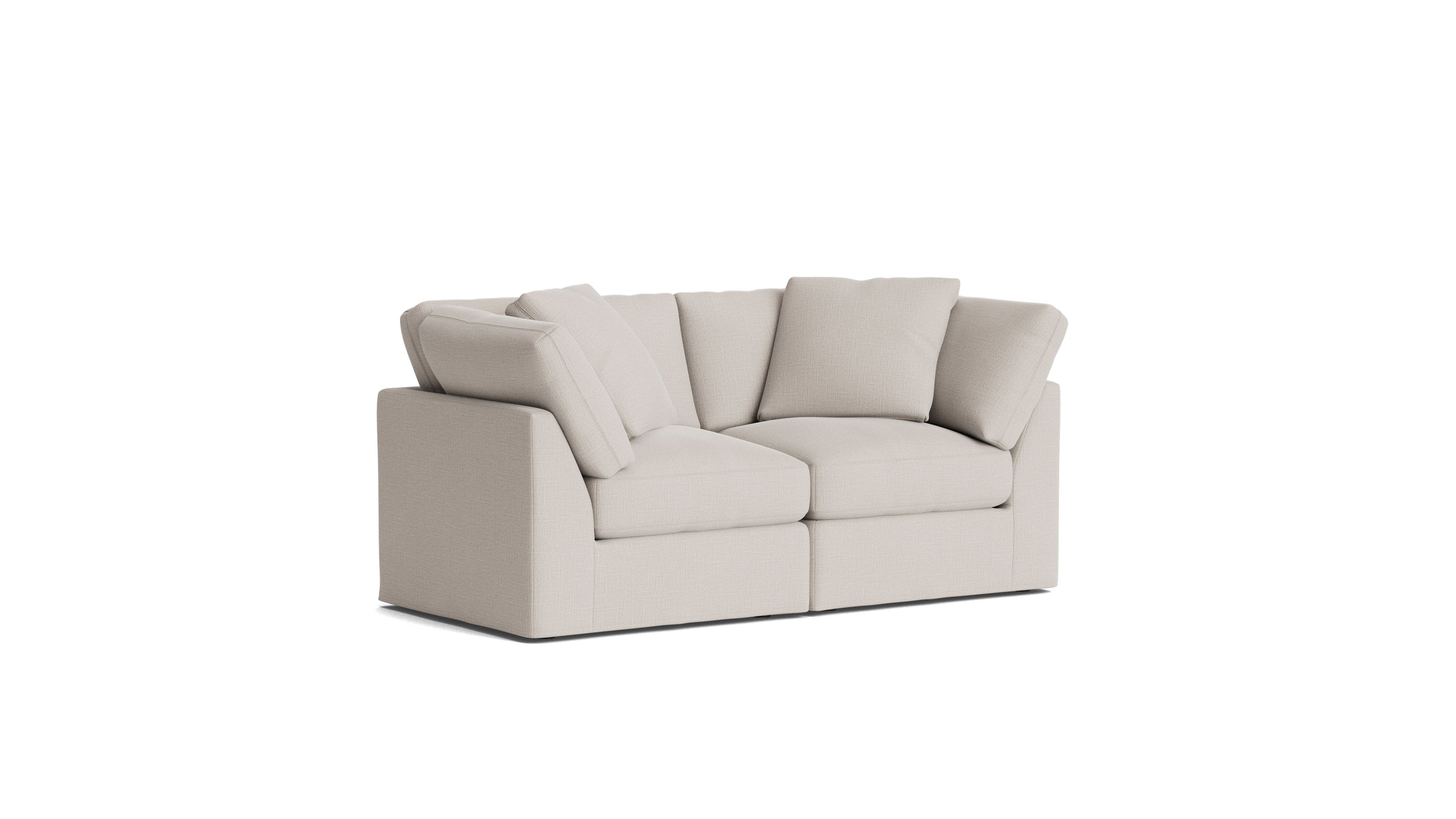 Get Together™ 2 - Piece Modular Sofa, Standard, Clay - Sundays Company CanadaSEC-YJ-034-015