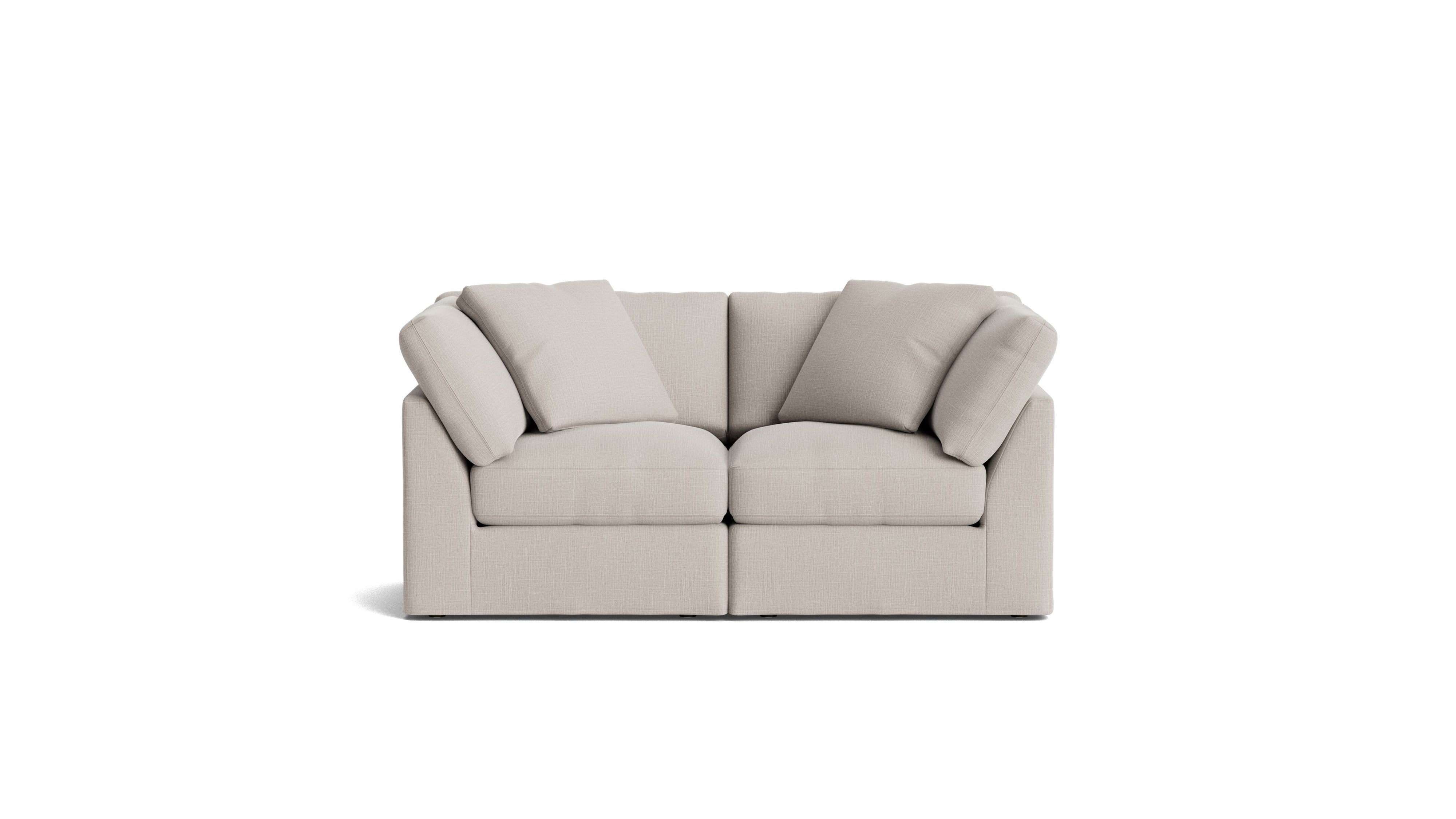 Get Together™ 2 - Piece Modular Sofa, Standard, Clay - Sundays Company CanadaSEC-YJ-034-015