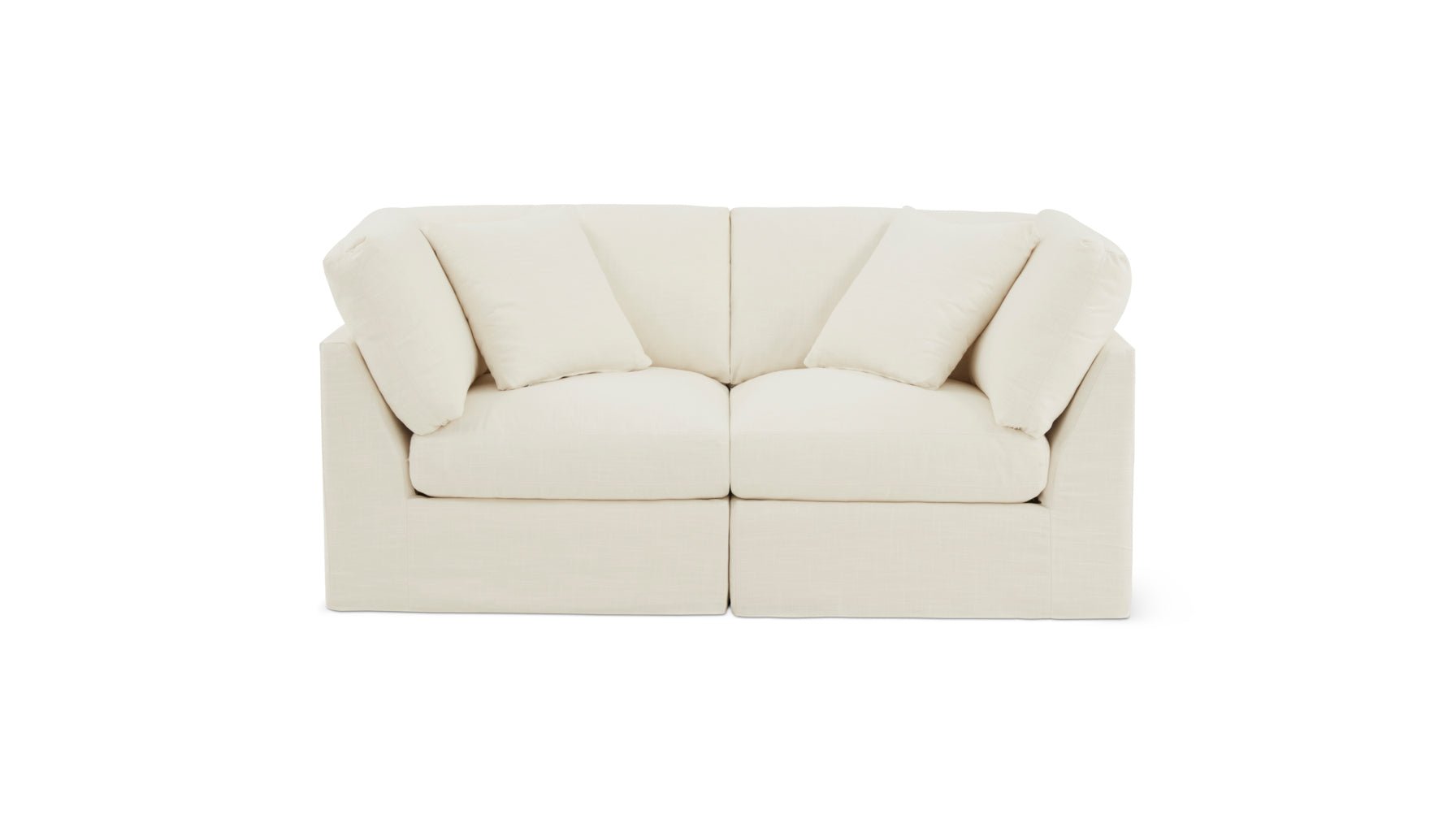 Get Together™ 2-Piece Modular Sofa, Standard, Cream Linen_image