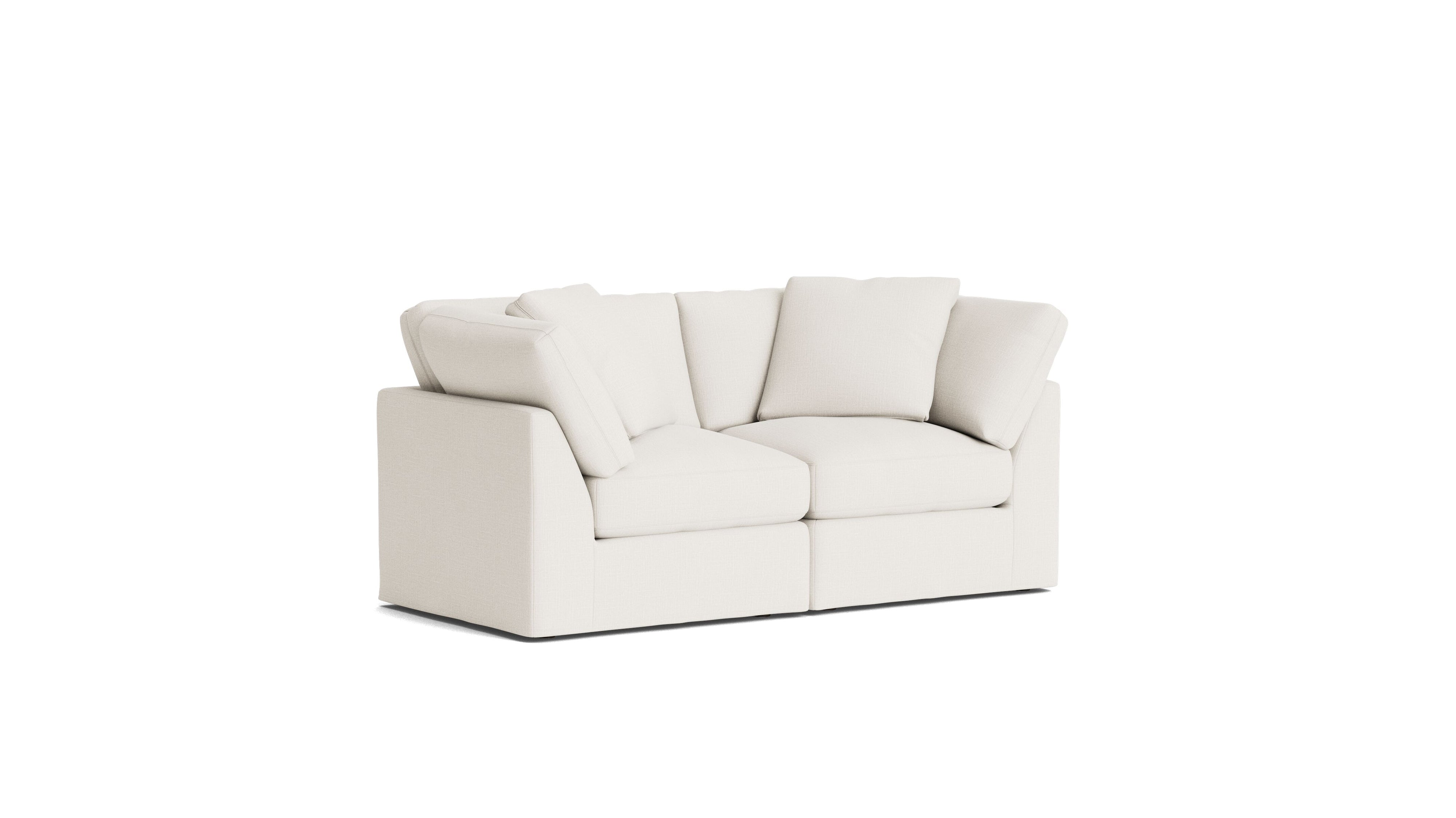 Get Together™ 2 - Piece Modular Sofa, Standard, Cream Linen - Sundays Company CanadaSEC-YJ-034-018