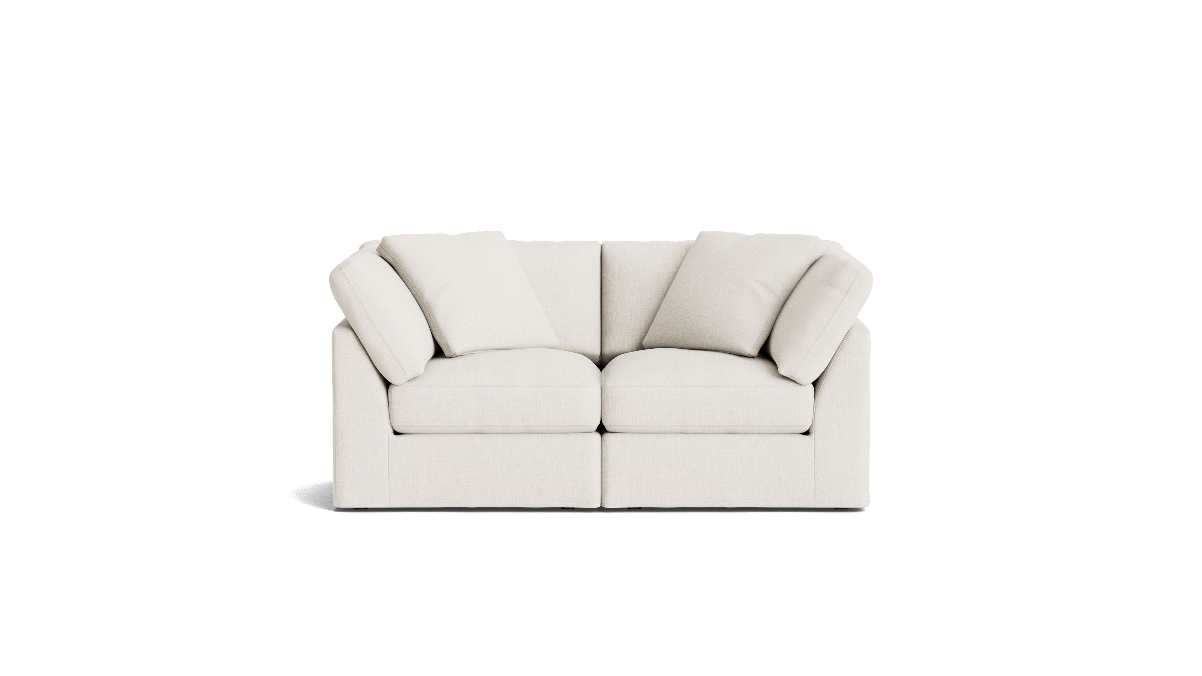 Get Together™ 2 - Piece Modular Sofa, Standard, Cream Linen - Sundays Company CanadaSEC-YJ-034-018