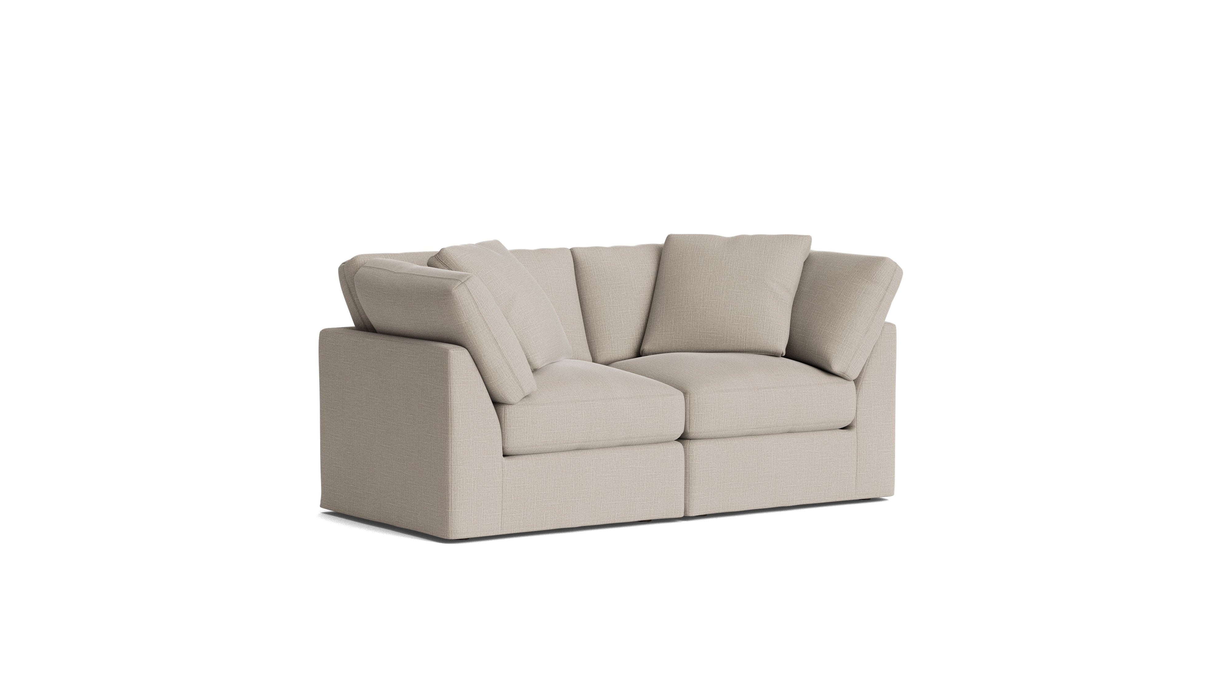 Get Together™ 2 - Piece Modular Sofa, Standard, Light Pebble - Sundays Company CanadaSEC-YJ-034-029