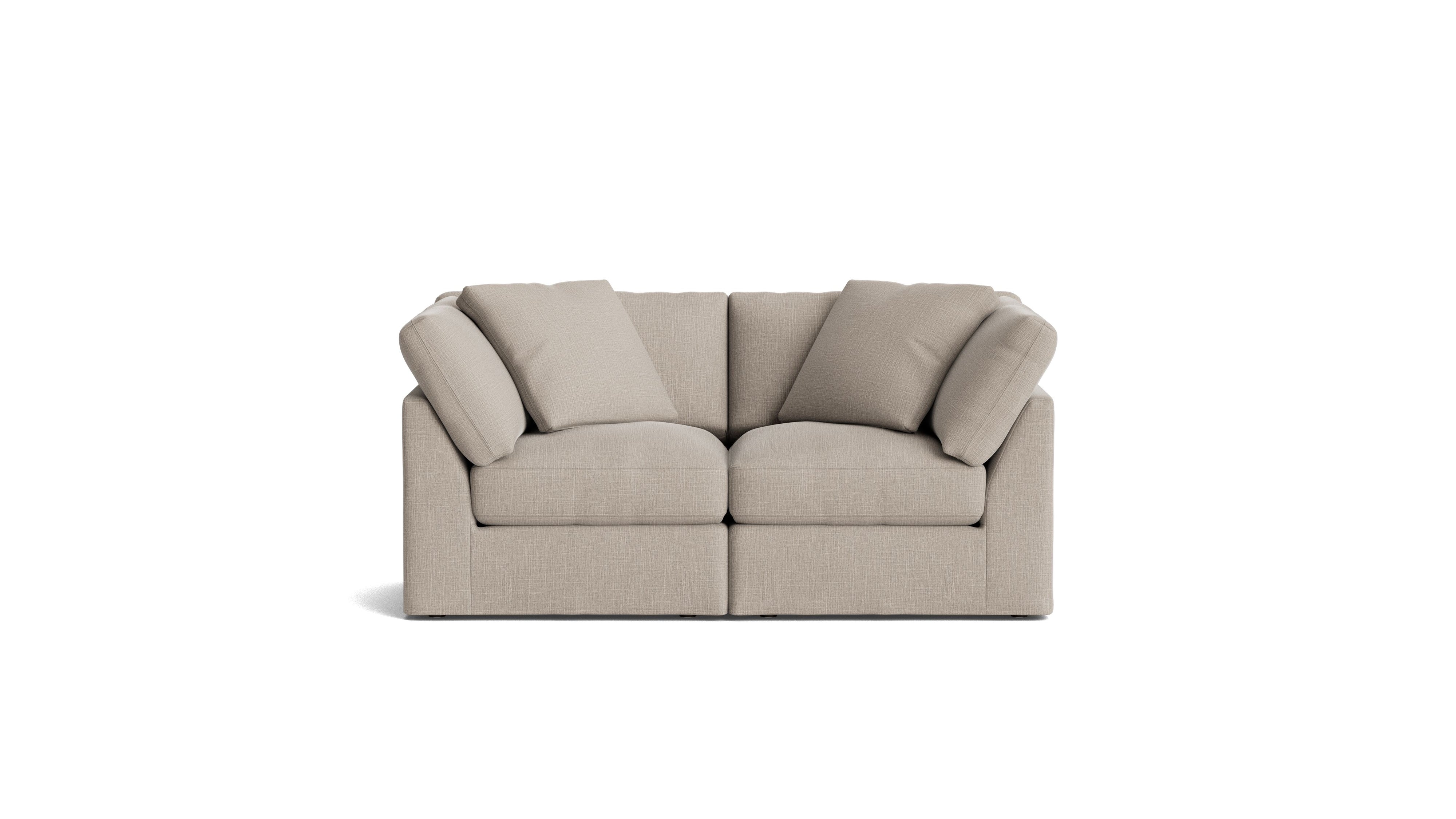Get Together™ 2 - Piece Modular Sofa, Standard, Light Pebble - Sundays Company CanadaSEC-YJ-034-029
