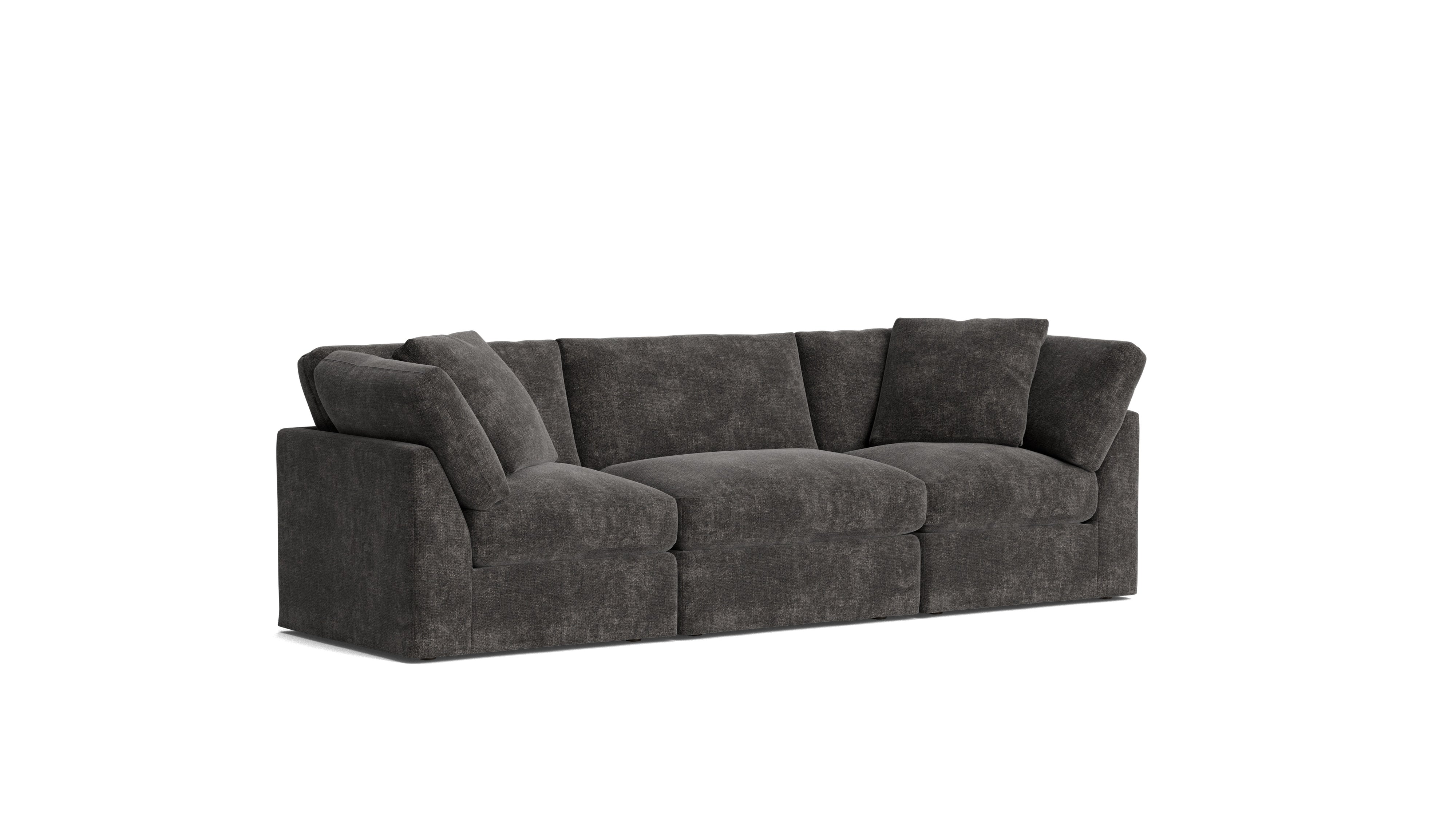 Get Together™ 3 - Piece Modular Sofa, Standard, Truffle - Sundays Company CanadaSEC-YJ-035-003