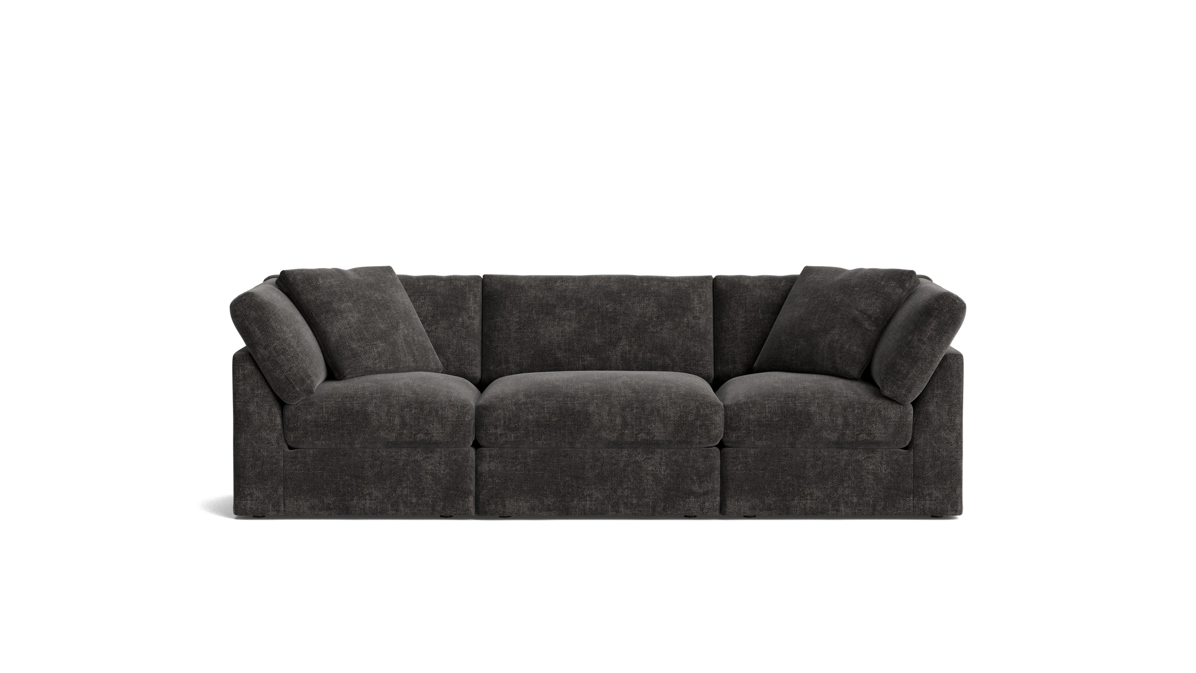 Get Together™ 3 - Piece Modular Sofa, Standard, Truffle - Sundays Company CanadaSEC-YJ-035-003
