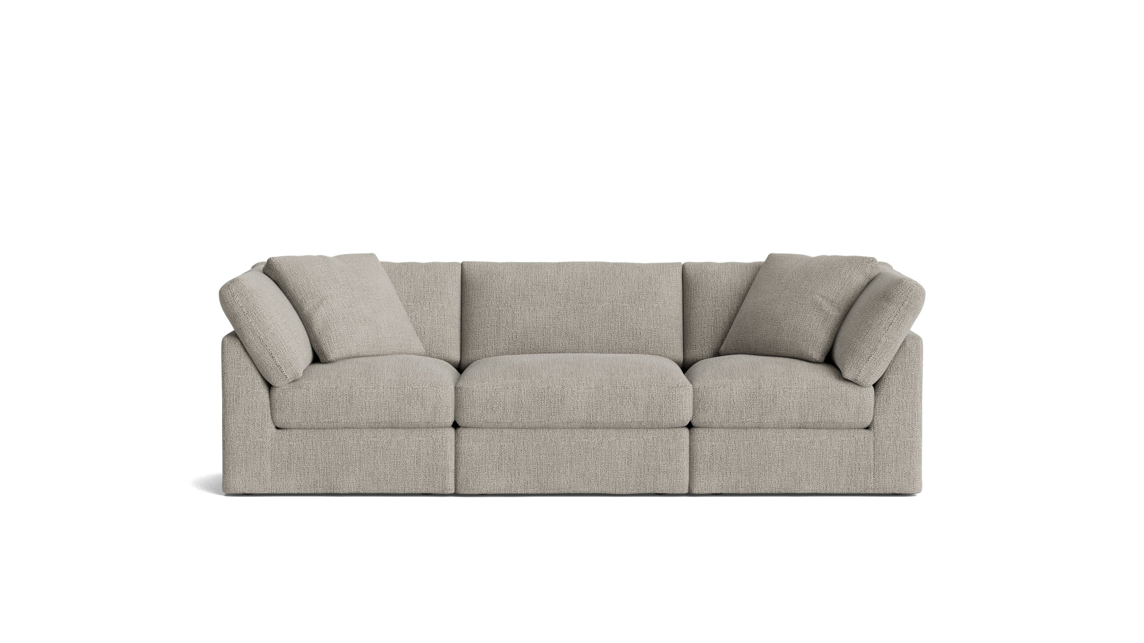 Get Together™ 3 - Piece Modular Sofa, Standard, Oatmeal - Sundays Company CanadaSEC-YJ-035-007