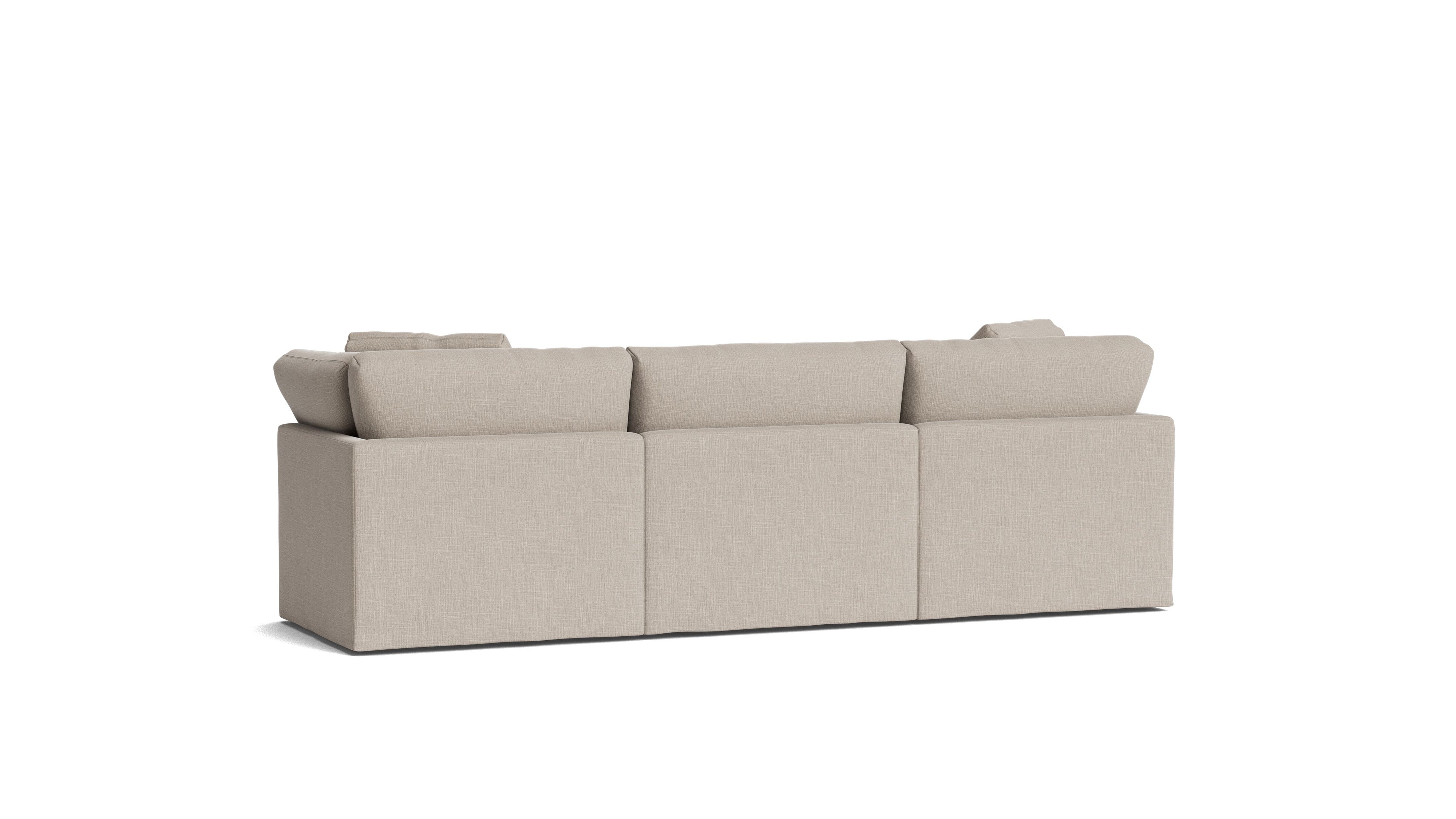 Get Together™ 3 - Piece Modular Sofa, Standard, Light Pebble - Sundays Company CanadaSEC-YJ-035-029