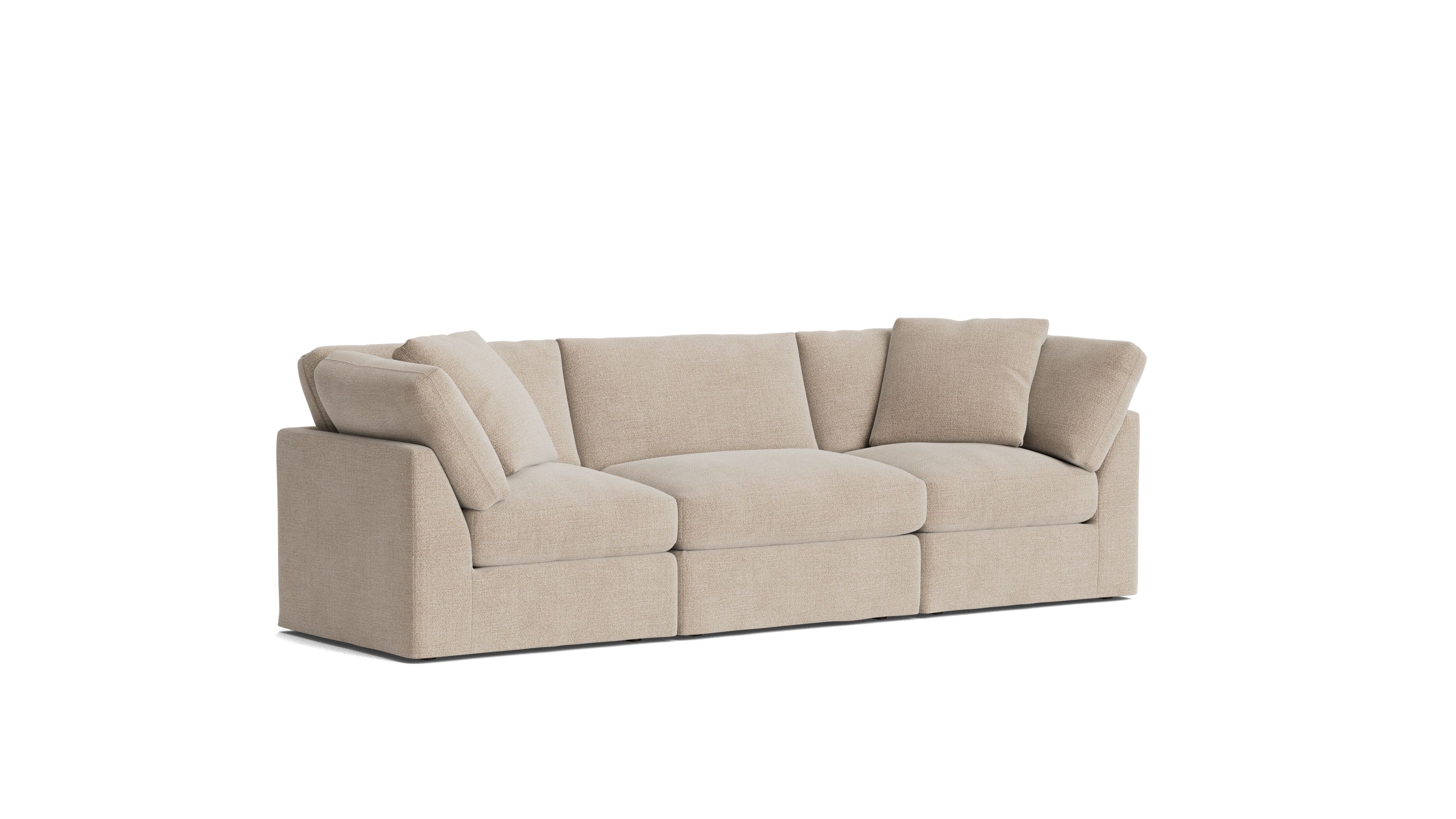 Get Together™ 3 - Piece Modular Sofa, Standard, Champagne - Sundays Company CanadaSEC-YJ-035-041