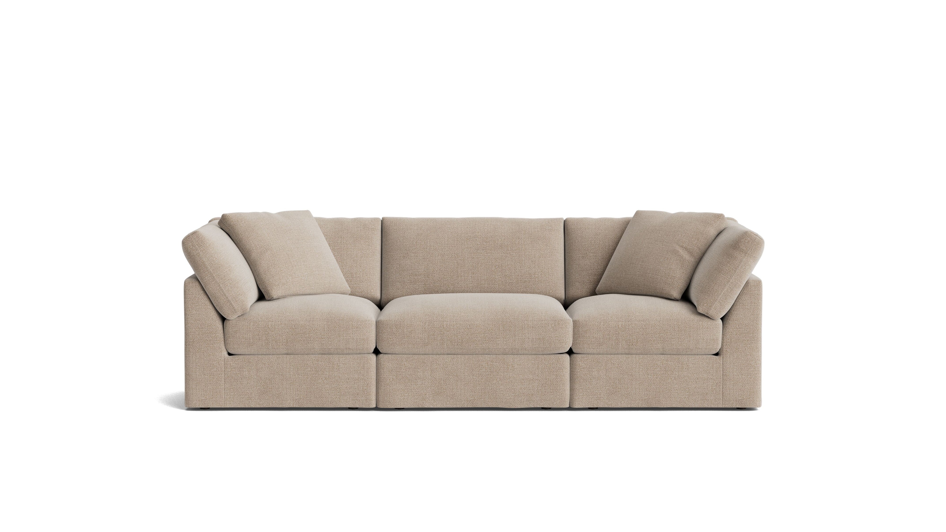 Get Together™ 3 - Piece Modular Sofa, Standard, Champagne - Sundays Company CanadaSEC-YJ-035-041