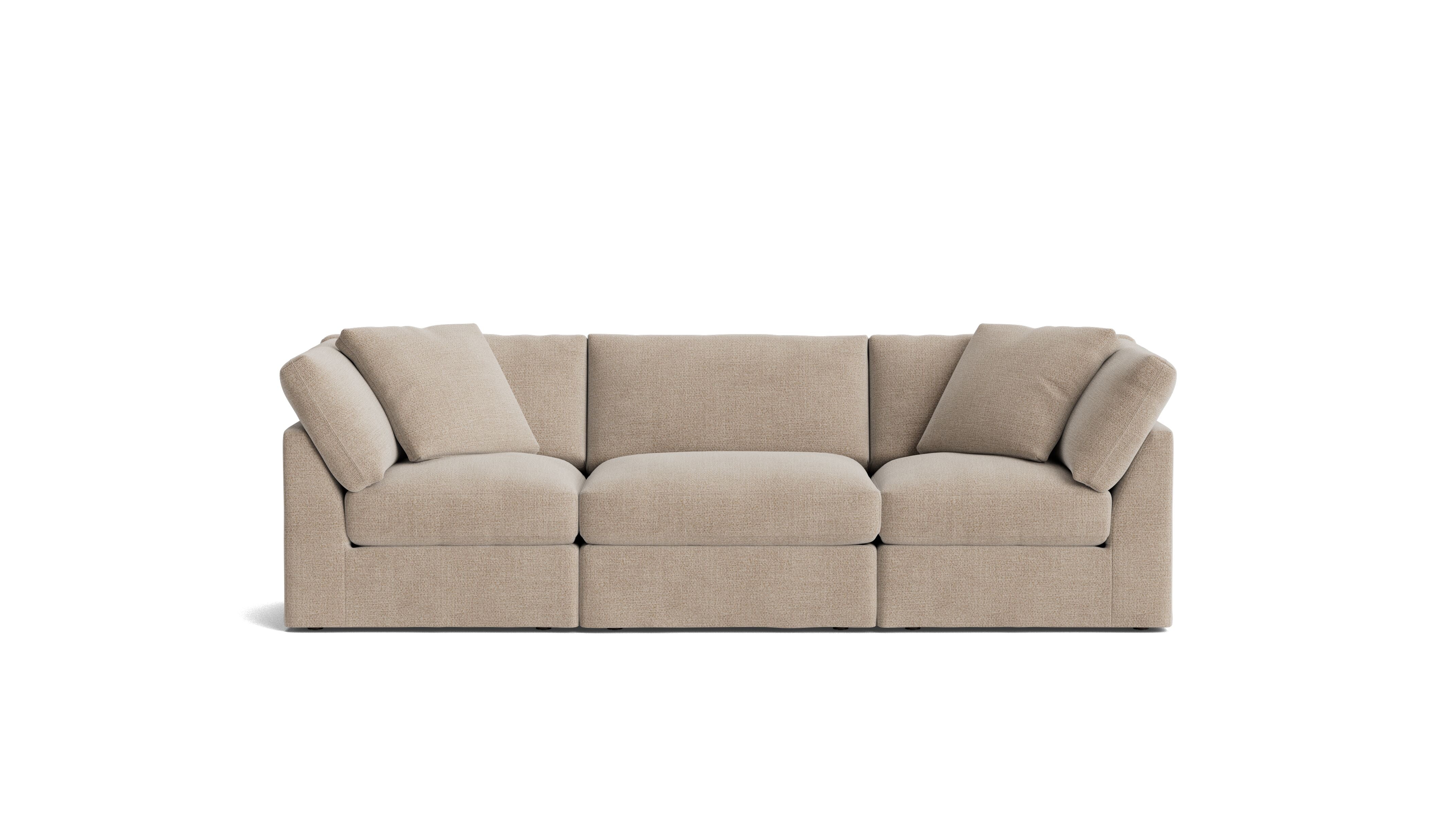 Get Together™ 3-Piece Modular Sofa, Standard, Champagne - Sundays