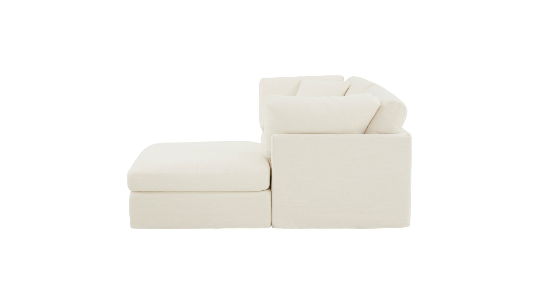 Get Together™ 3-Piece Modular Sectional, Standard, Cream Linen - Image 8