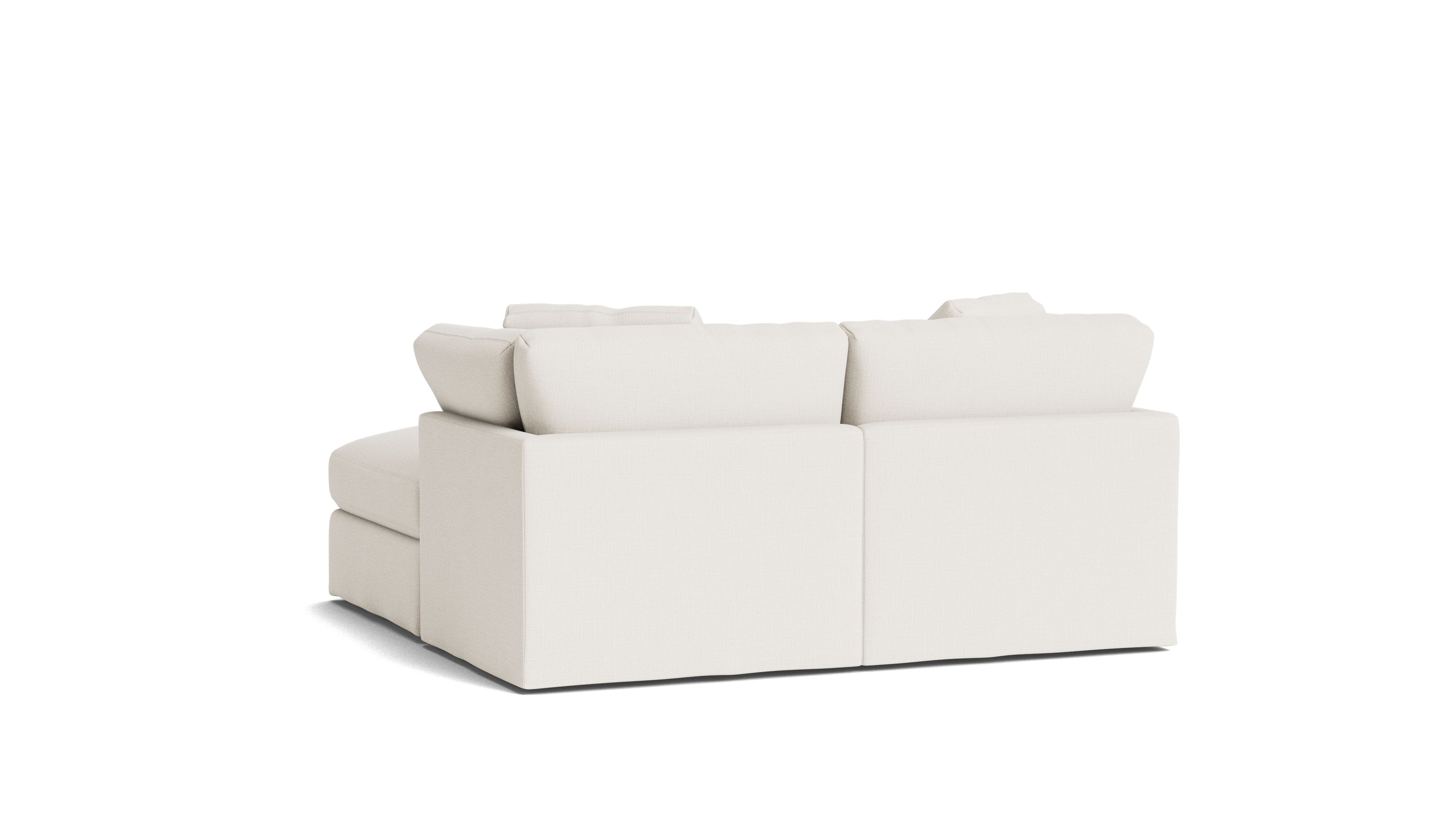 Get Together™ 3 - Piece Modular Sectional, Standard, Cream Linen - Sundays Company CanadaSEC-YJ-036-018