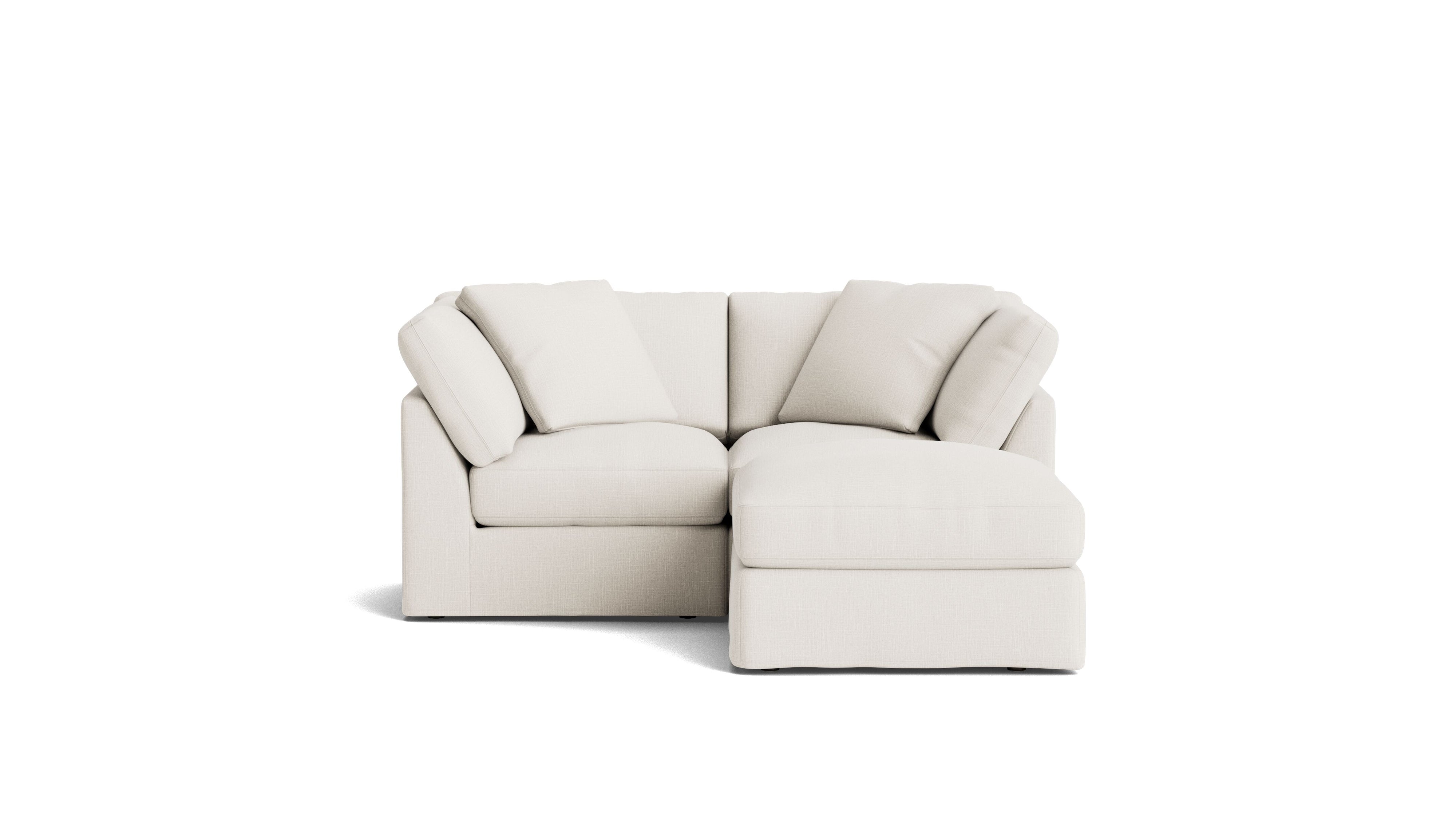 Get Together™ 3 - Piece Modular Sectional, Standard, Cream Linen - Sundays Company CanadaSEC-YJ-036-018