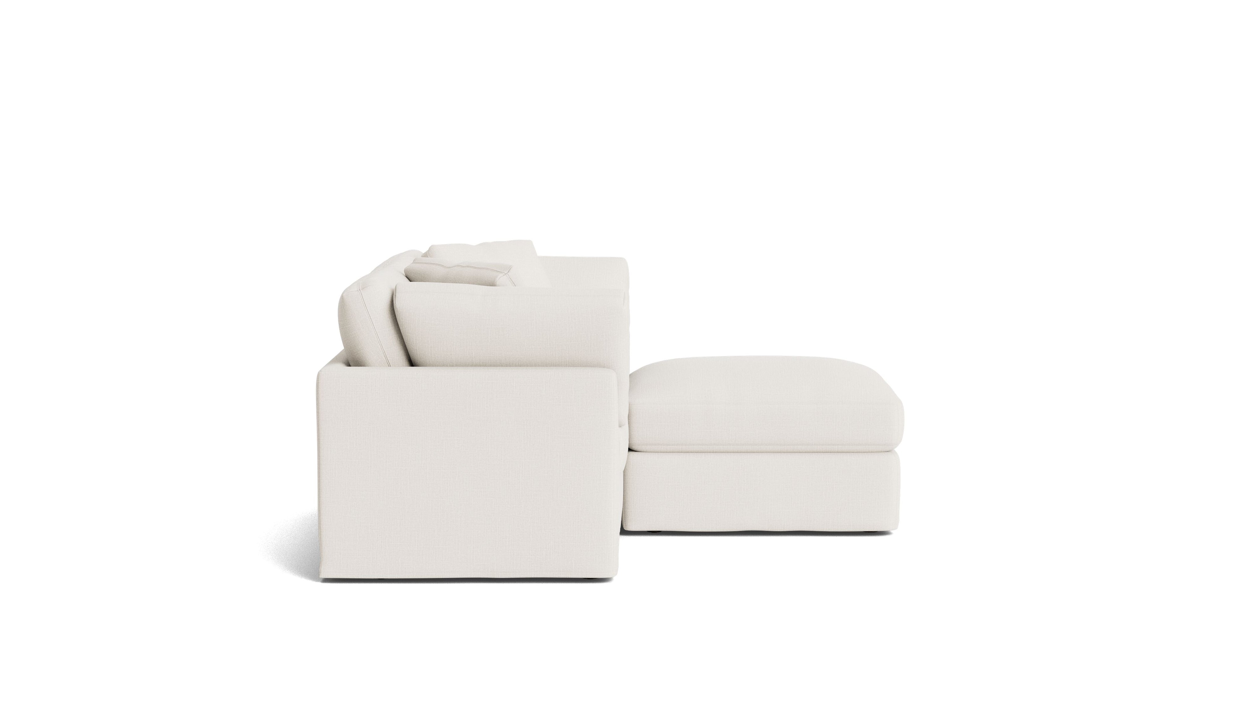 Get Together™ 3 - Piece Modular Sectional, Standard, Cream Linen - Sundays Company CanadaSEC-YJ-036-018