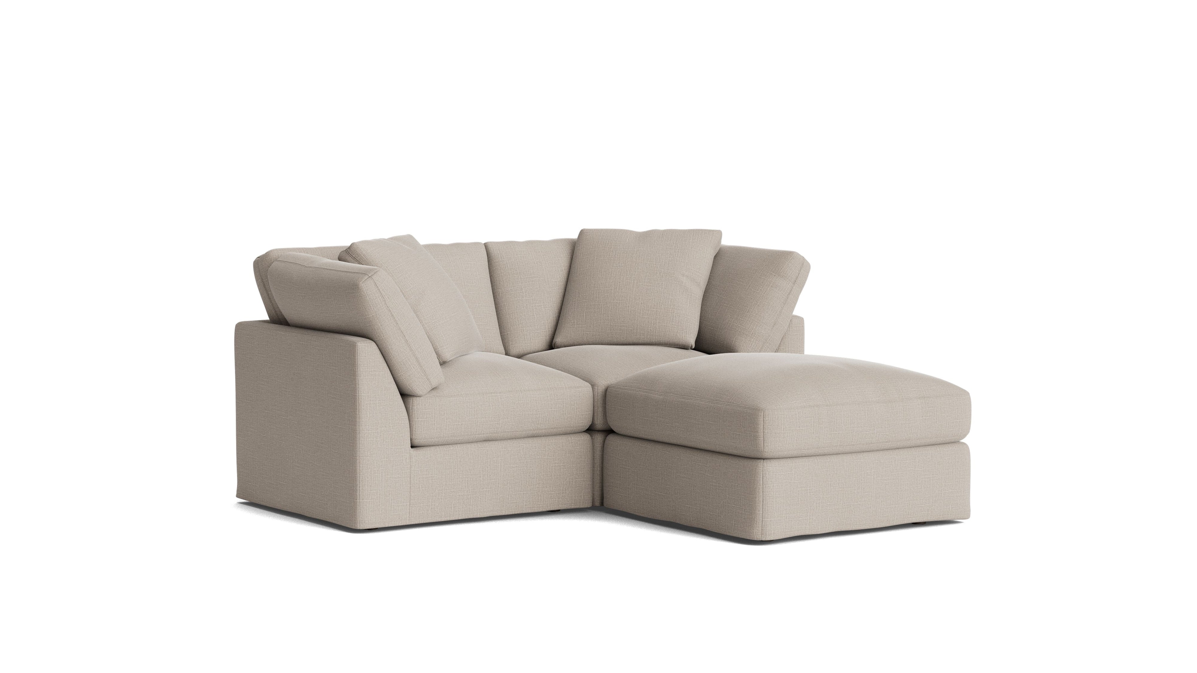 Get Together™ 3 - Piece Modular Sectional, Standard, Light Pebble - Sundays Company CanadaSEC-YJ-036-029