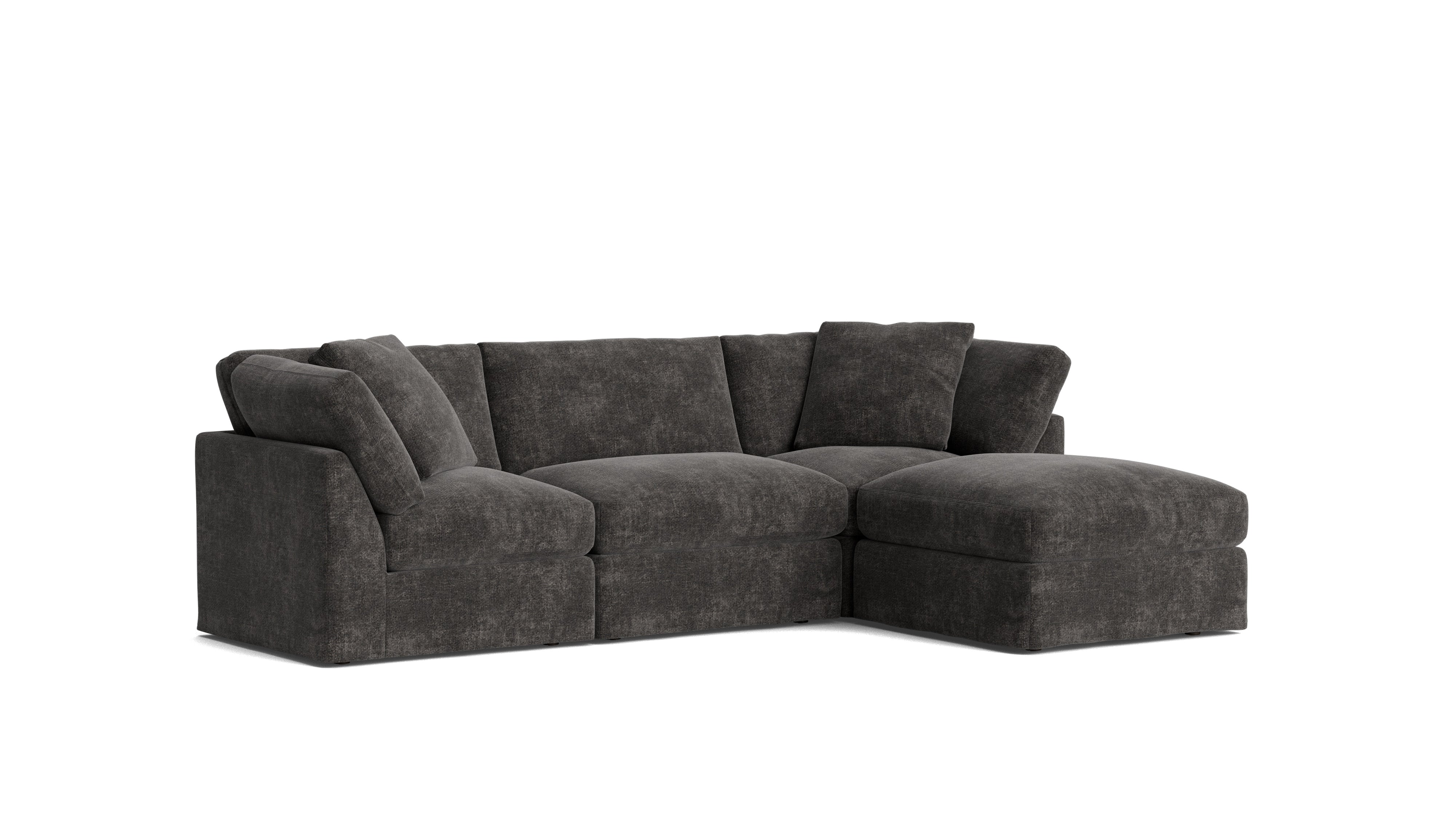 Get Together™ 4 - Piece Modular Sectional, Standard, Truffle - Sundays Company CanadaSEC-YJ-037-003