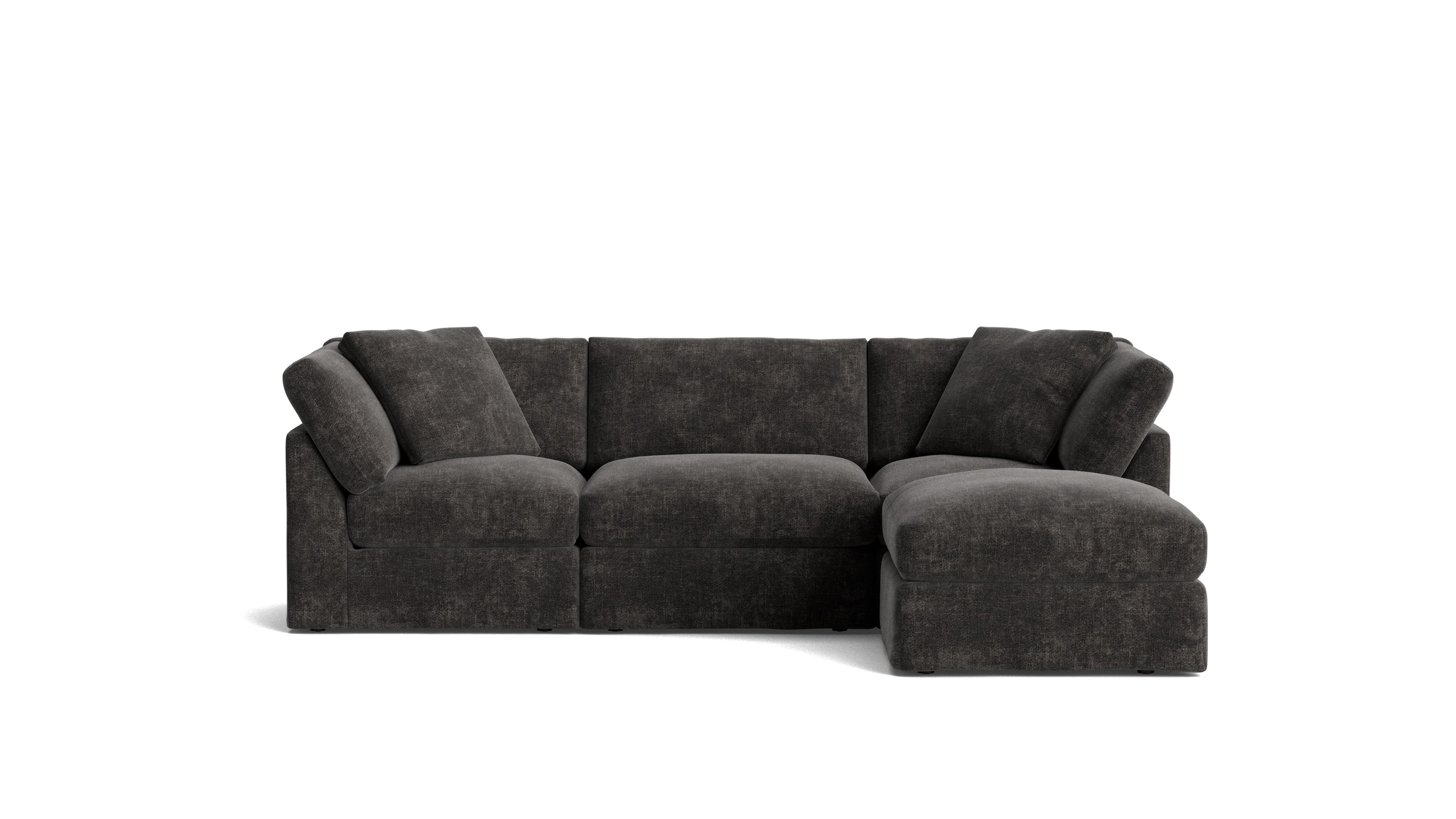 Get Together™ 4 - Piece Modular Sectional, Standard, Truffle - Sundays Company CanadaSEC-YJ-037-003