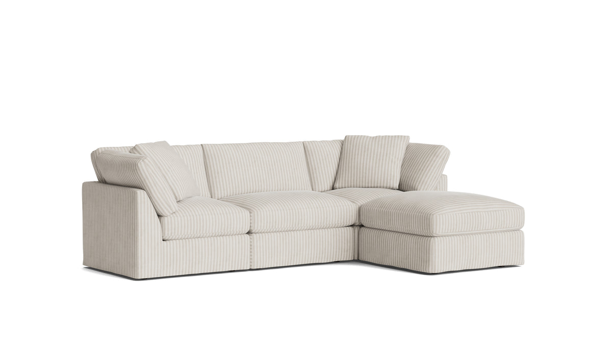 Get Together™ 4-Piece Modular Sectional, Standard, Newport Stripe — alternate view
