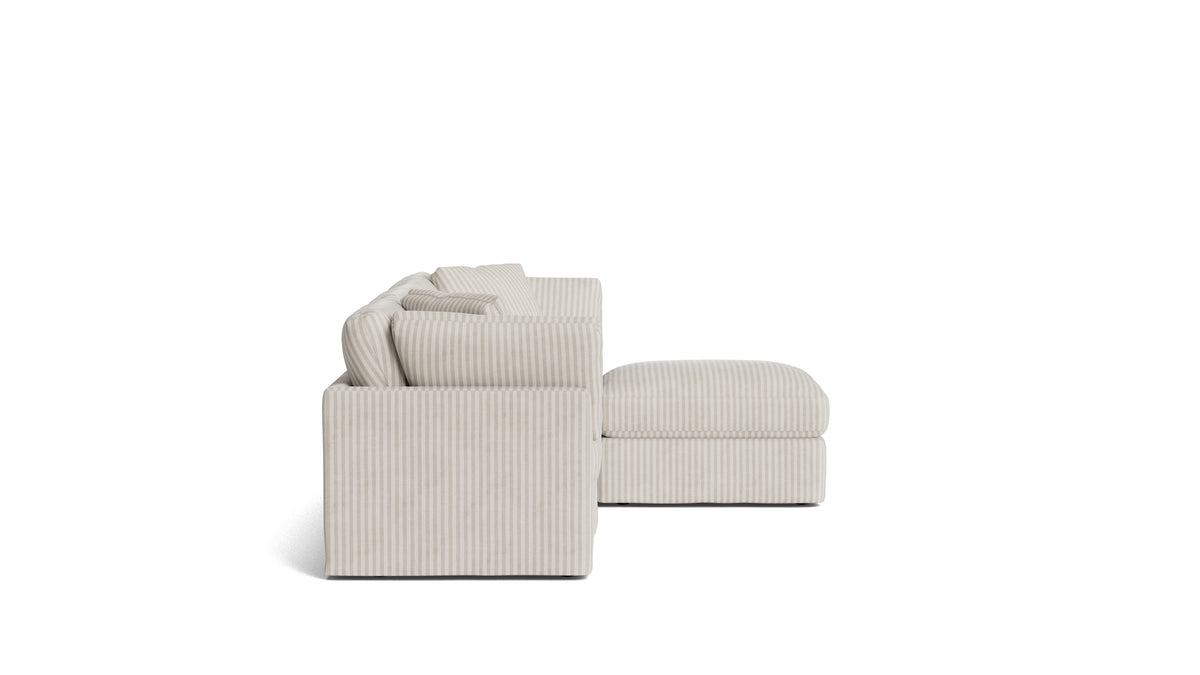 Get Together™ 4-Piece Modular Sectional, Standard, Newport Stripe — alternate view