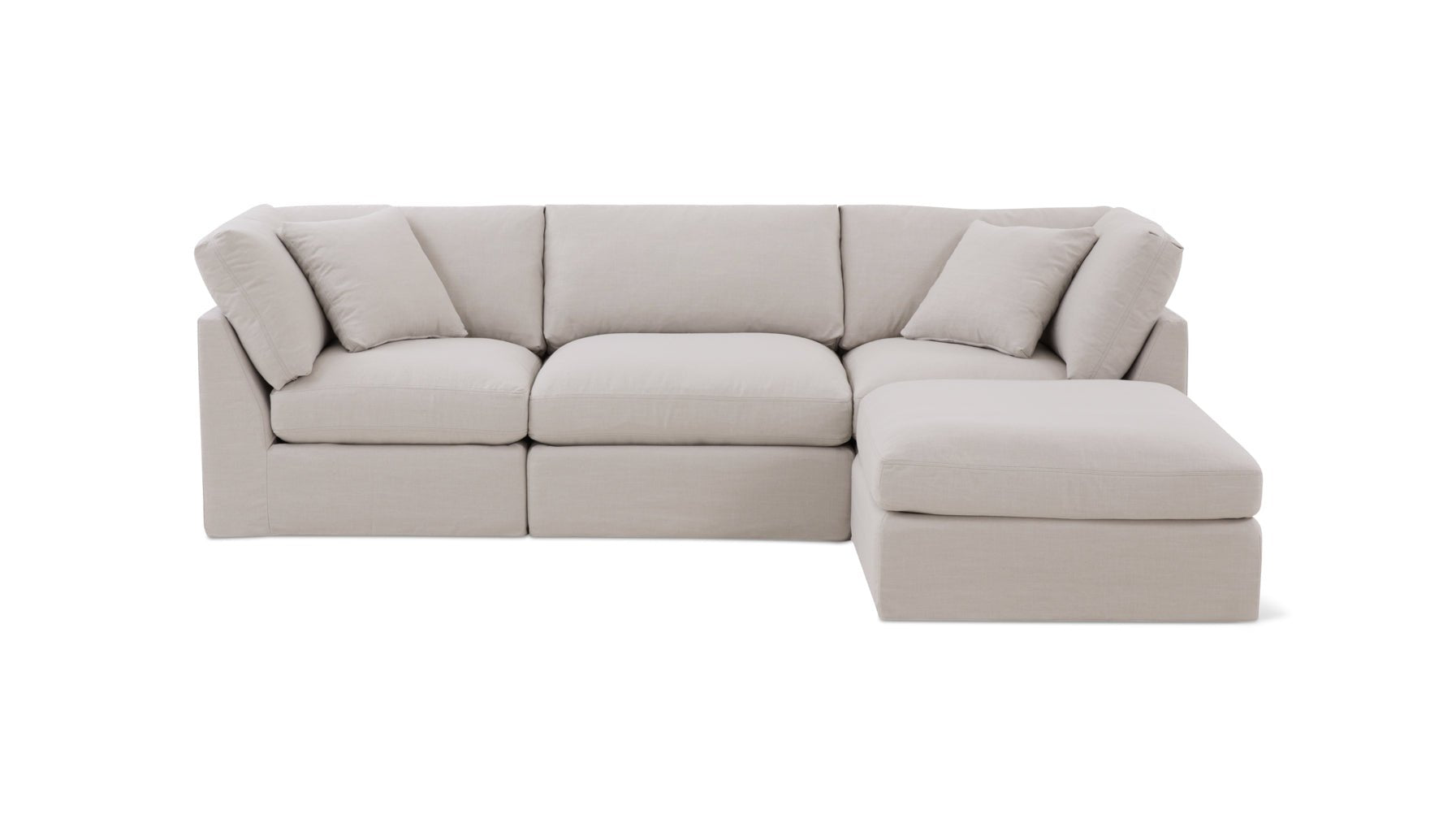 Get Together™ 4-Piece Modular Sectional, Standard, Clay_image