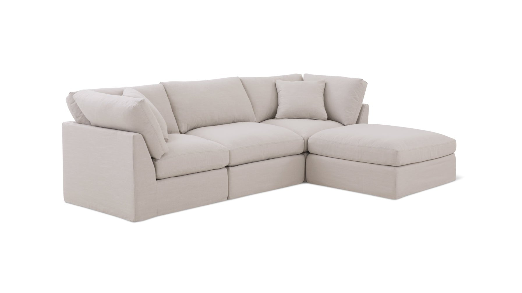 Get Together™ 4-Piece Modular Sectional, Standard, Clay_image