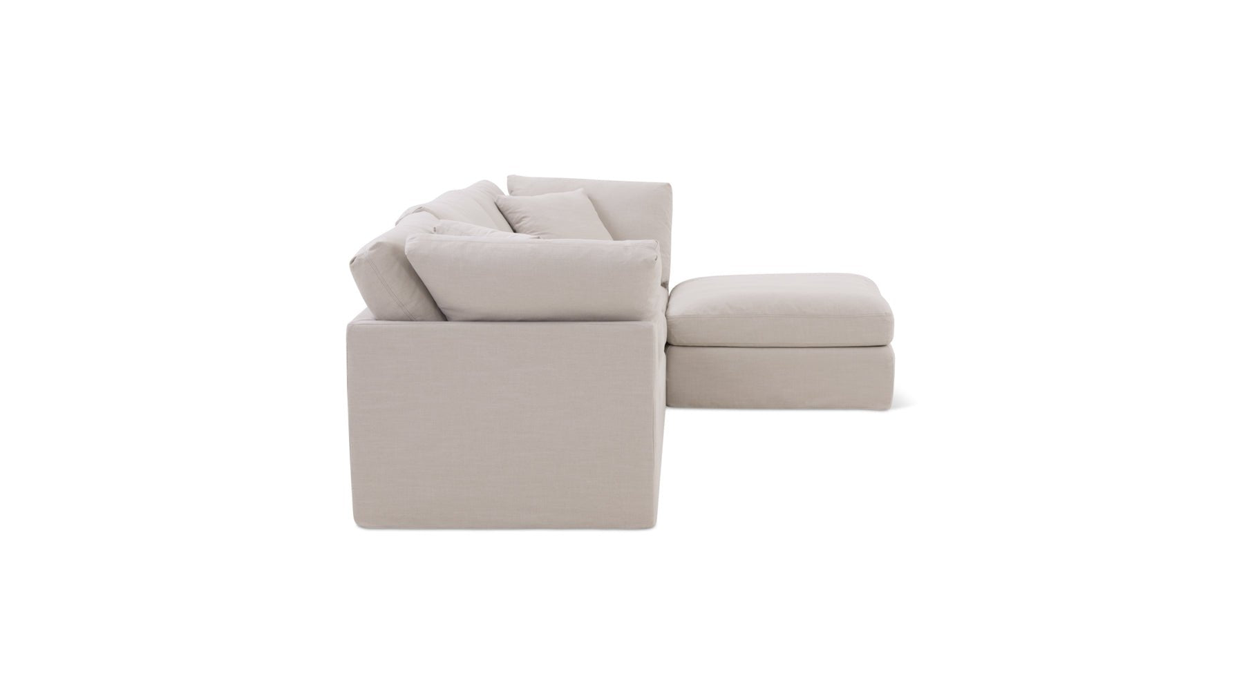 Get Together™ 4-Piece Modular Sectional, Standard, Clay - Image 8