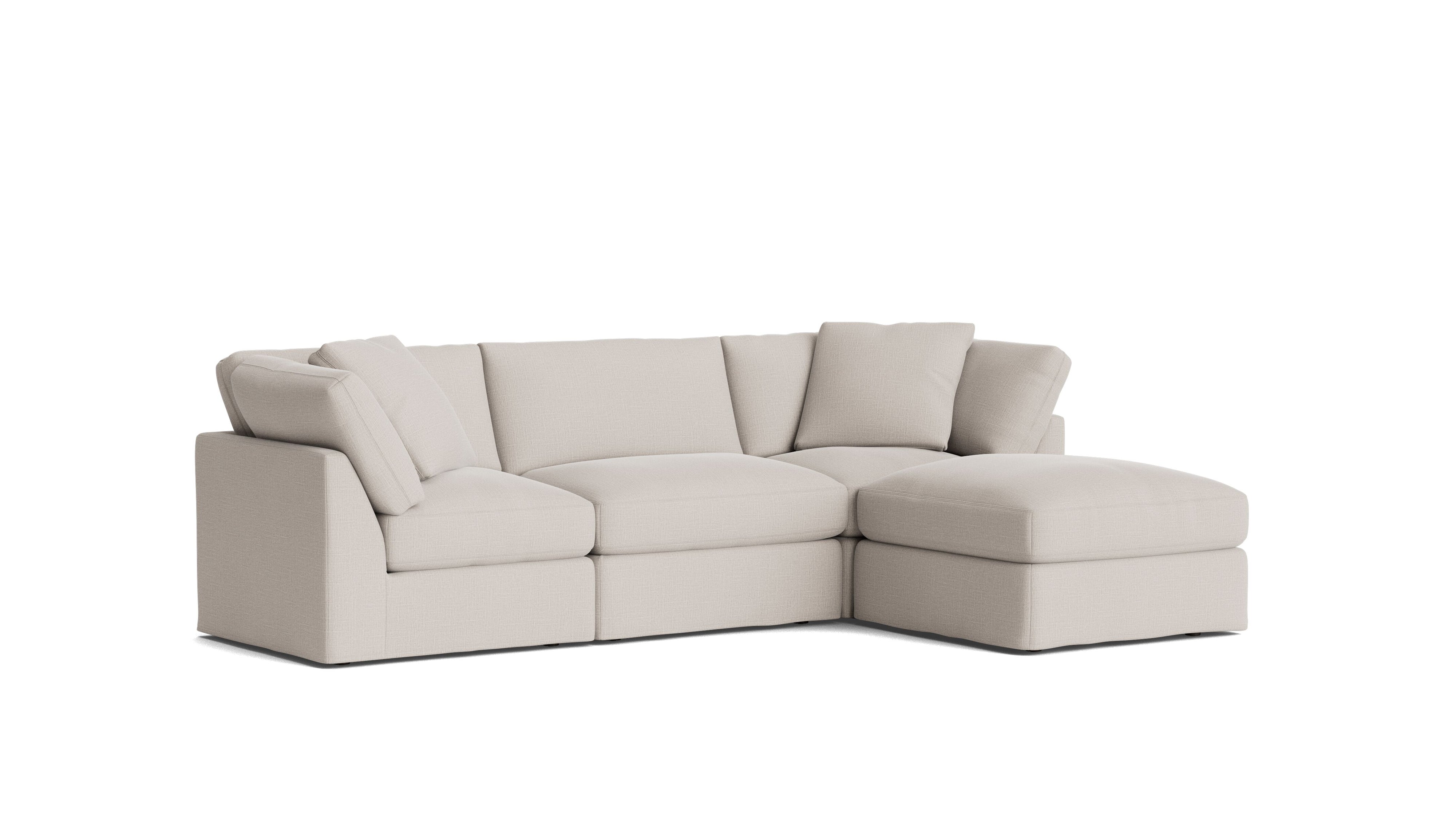Get Together™ 4 - Piece Modular Sectional, Standard, Clay - Sundays Company CanadaSEC-YJ-037-015