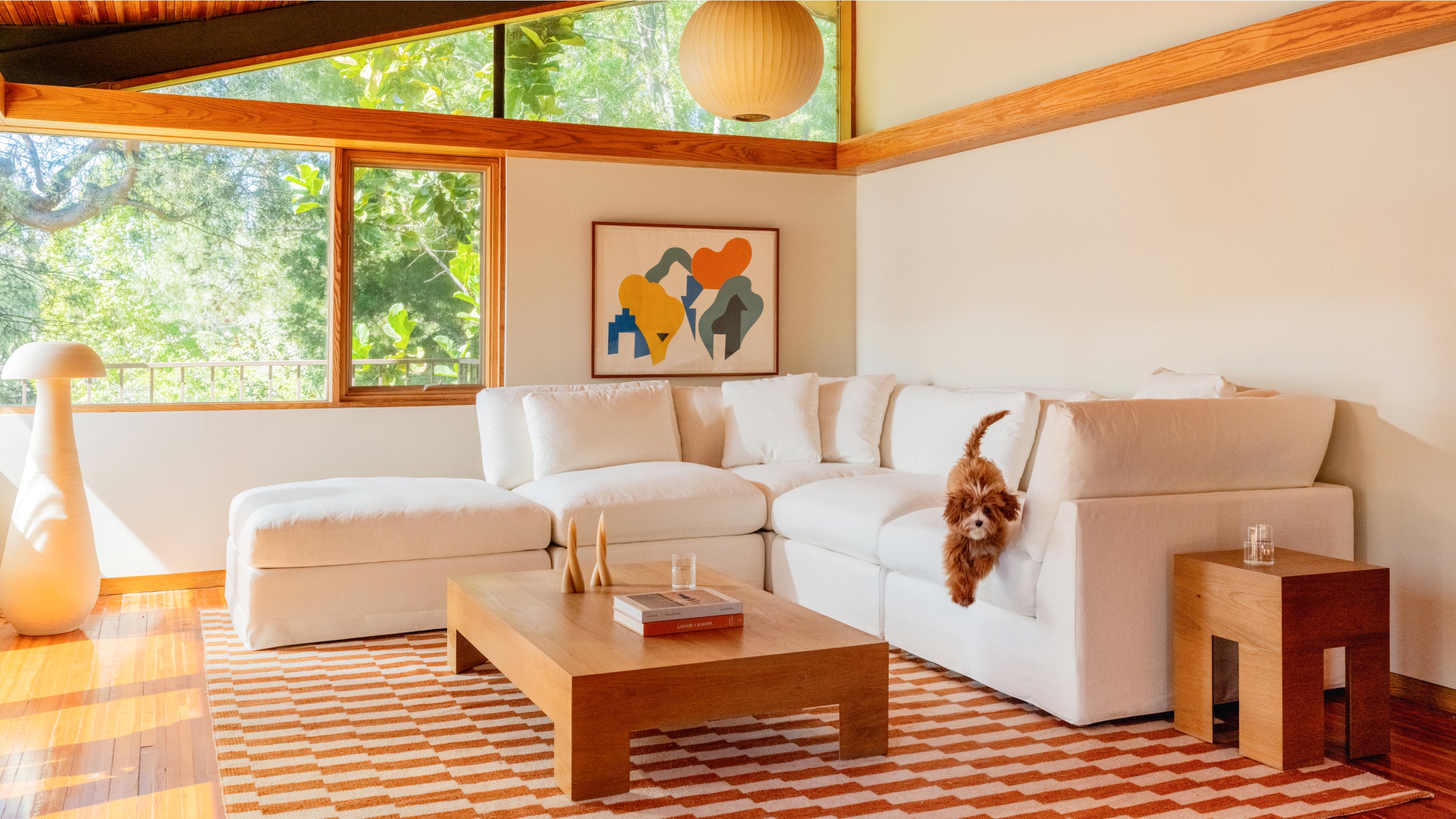 Get Together™ 4-Piece Modular Sectional, Standard, Cream Linen