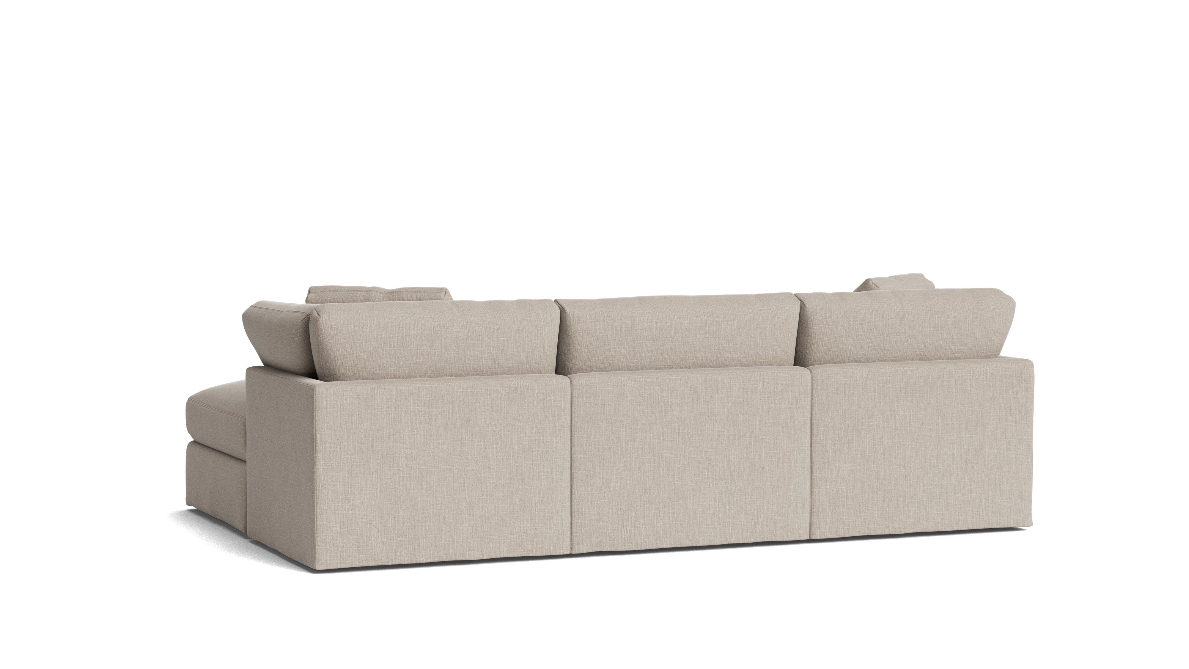 Get Together™ 4 - Piece Modular Sectional, Standard, Light Pebble - Sundays Company CanadaSEC-YJ-037-029