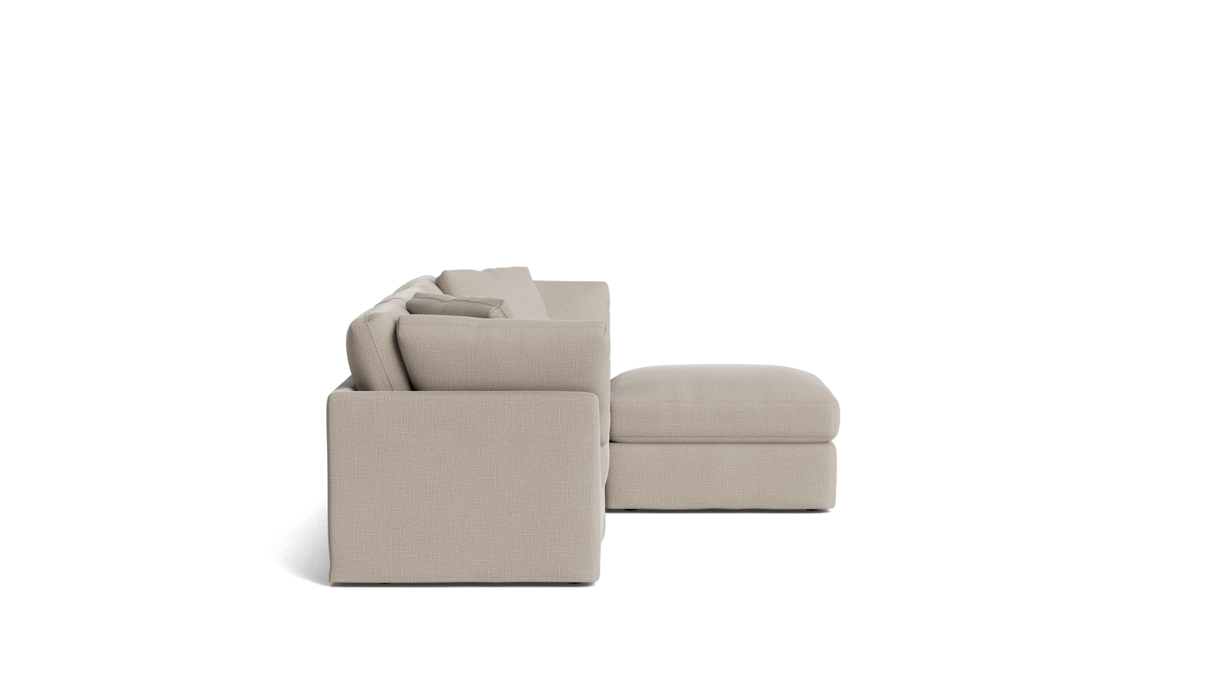 Get Together™ 4 - Piece Modular Sectional, Standard, Light Pebble - Sundays Company CanadaSEC-YJ-037-029