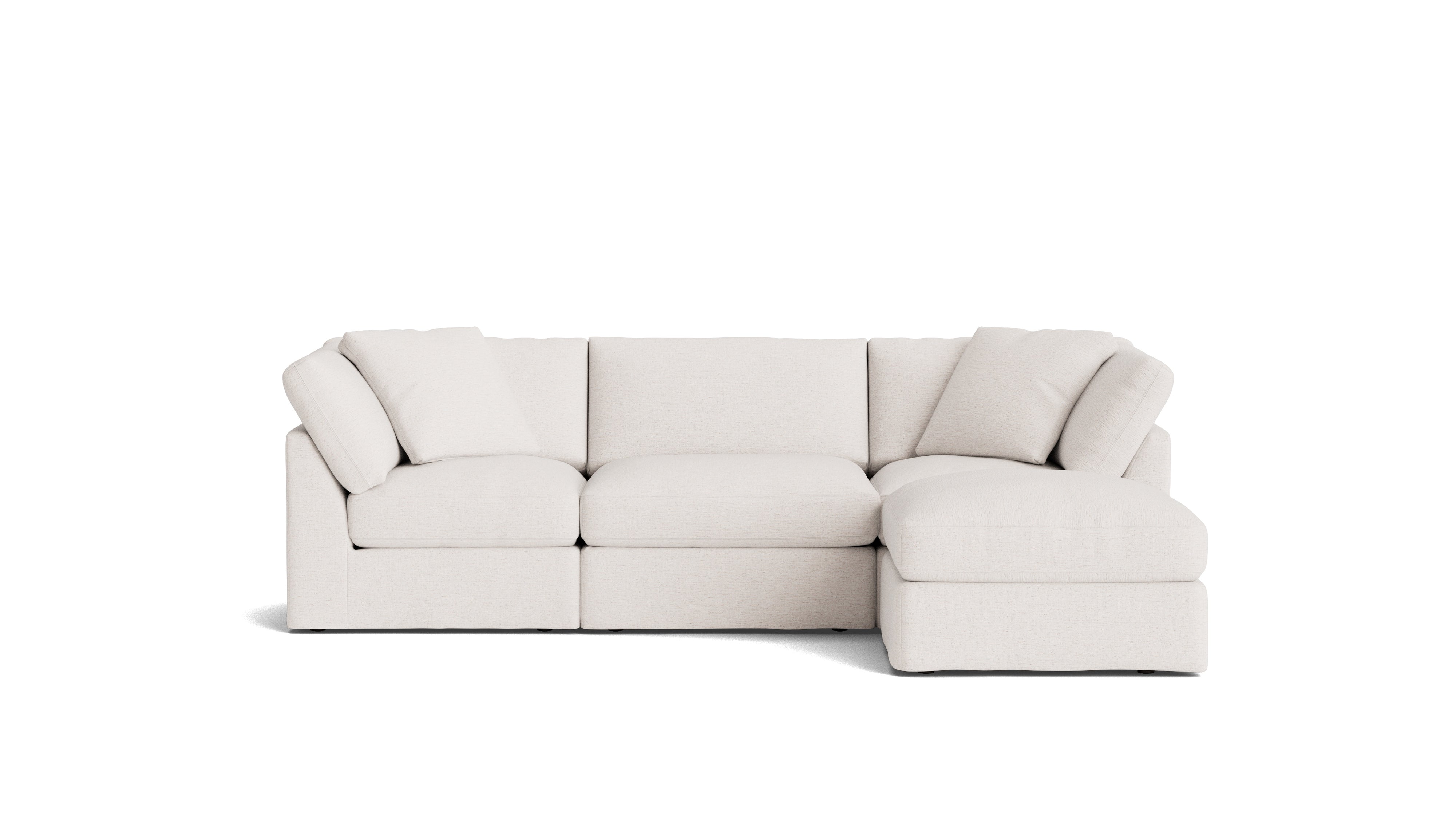 Get Together™ 4-Piece Modular Sectional, Standard, Nomad Snow