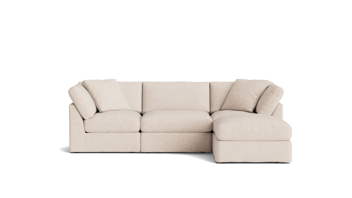 Get Together™ 4-Piece Modular Sectional, Standard, Sunbeam