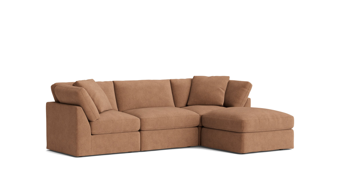 Get Together™ 4-Piece Modular Sectional, Standard, Spice — alternate view