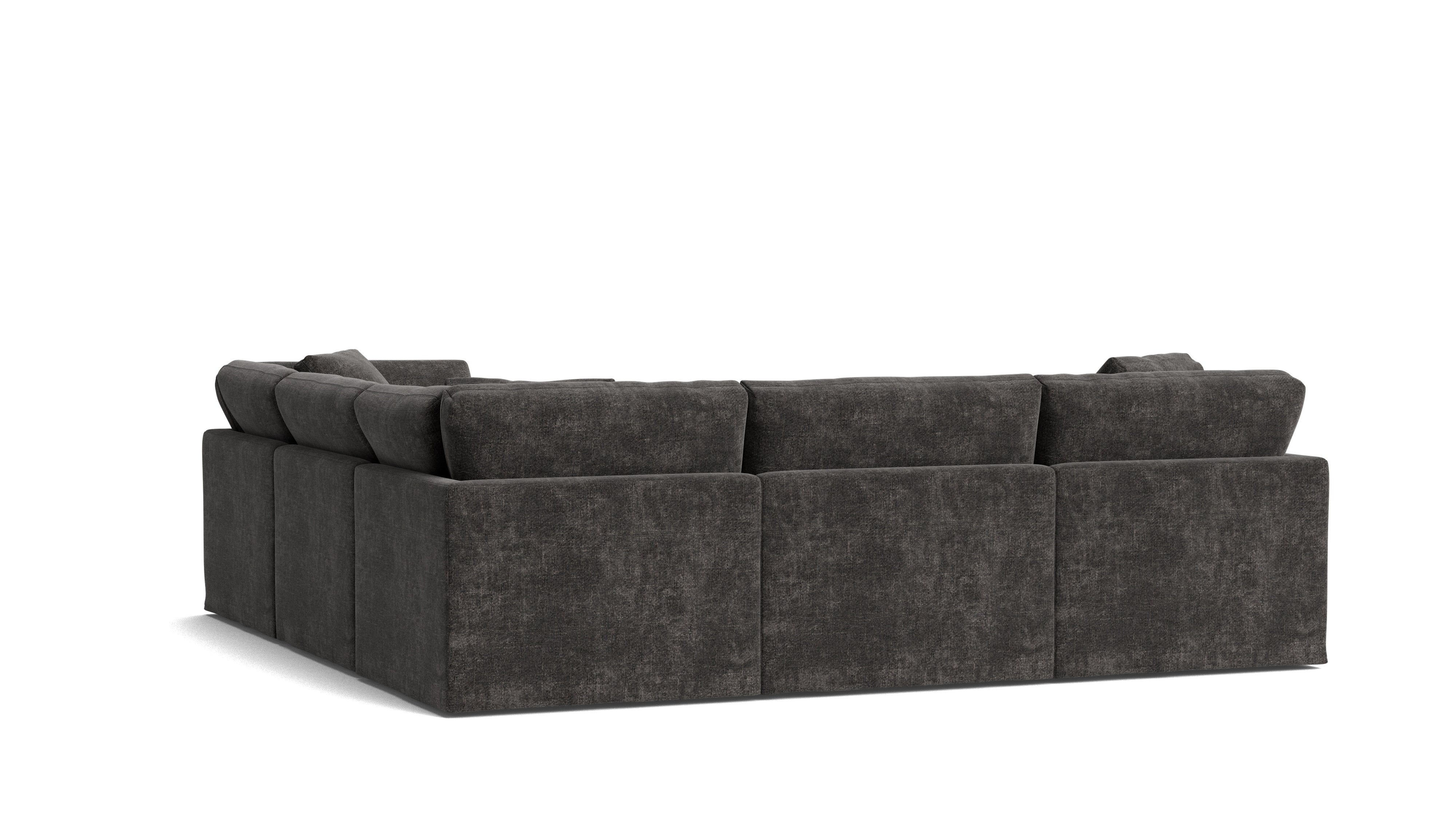 Get Together™ 5 - Piece Modular Sectional Closed, Standard, Truffle - Sundays Company CanadaSEC-YJ-038-003
