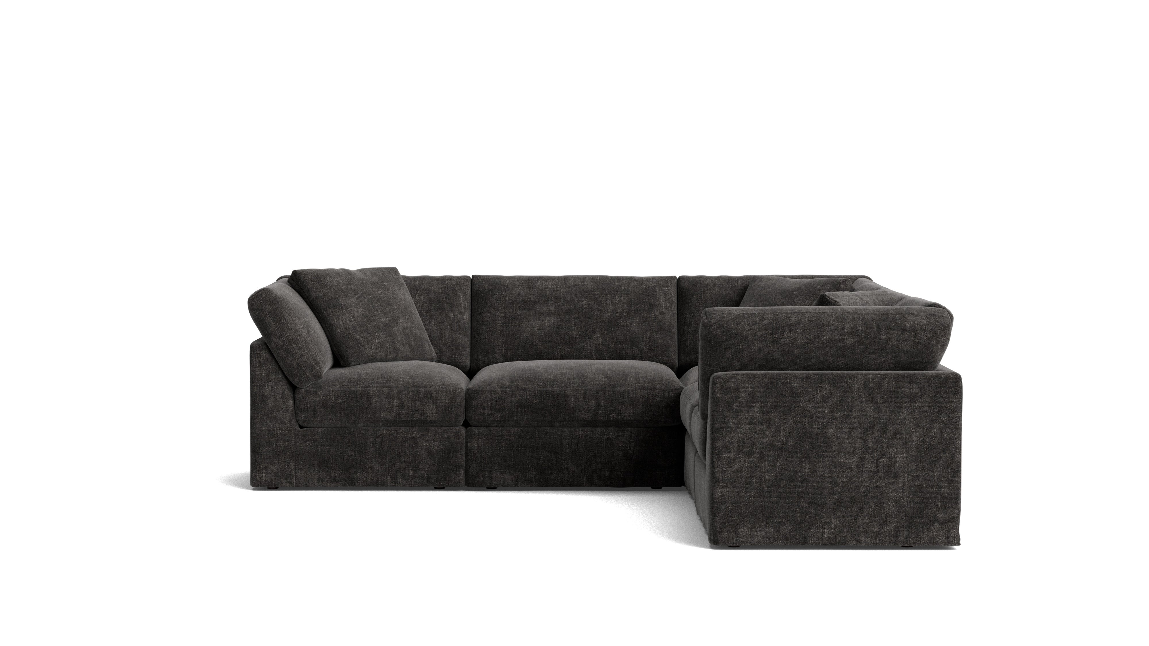 Get Together™ 5 - Piece Modular Sectional Closed, Standard, Truffle - Sundays Company CanadaSEC-YJ-038-003