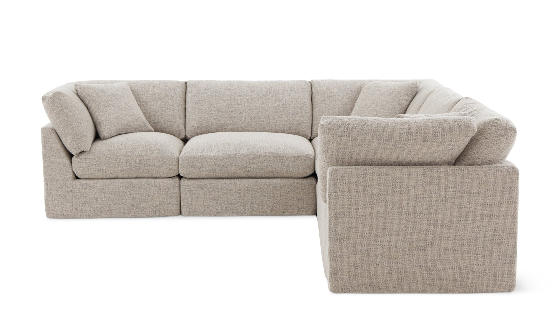 Get Together™ 5-Piece Modular Sectional Closed, Standard, Oatmeal_image