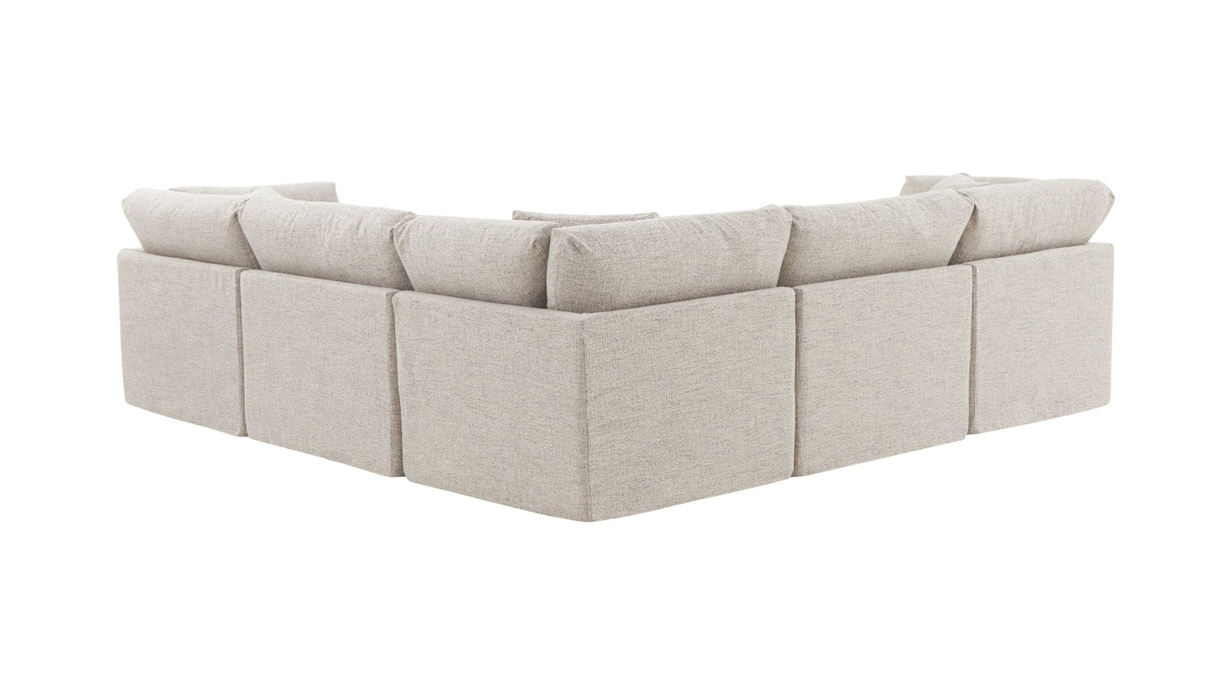 Get Together™ 5-Piece Modular Sectional Closed, Standard, Oatmeal - Image 5