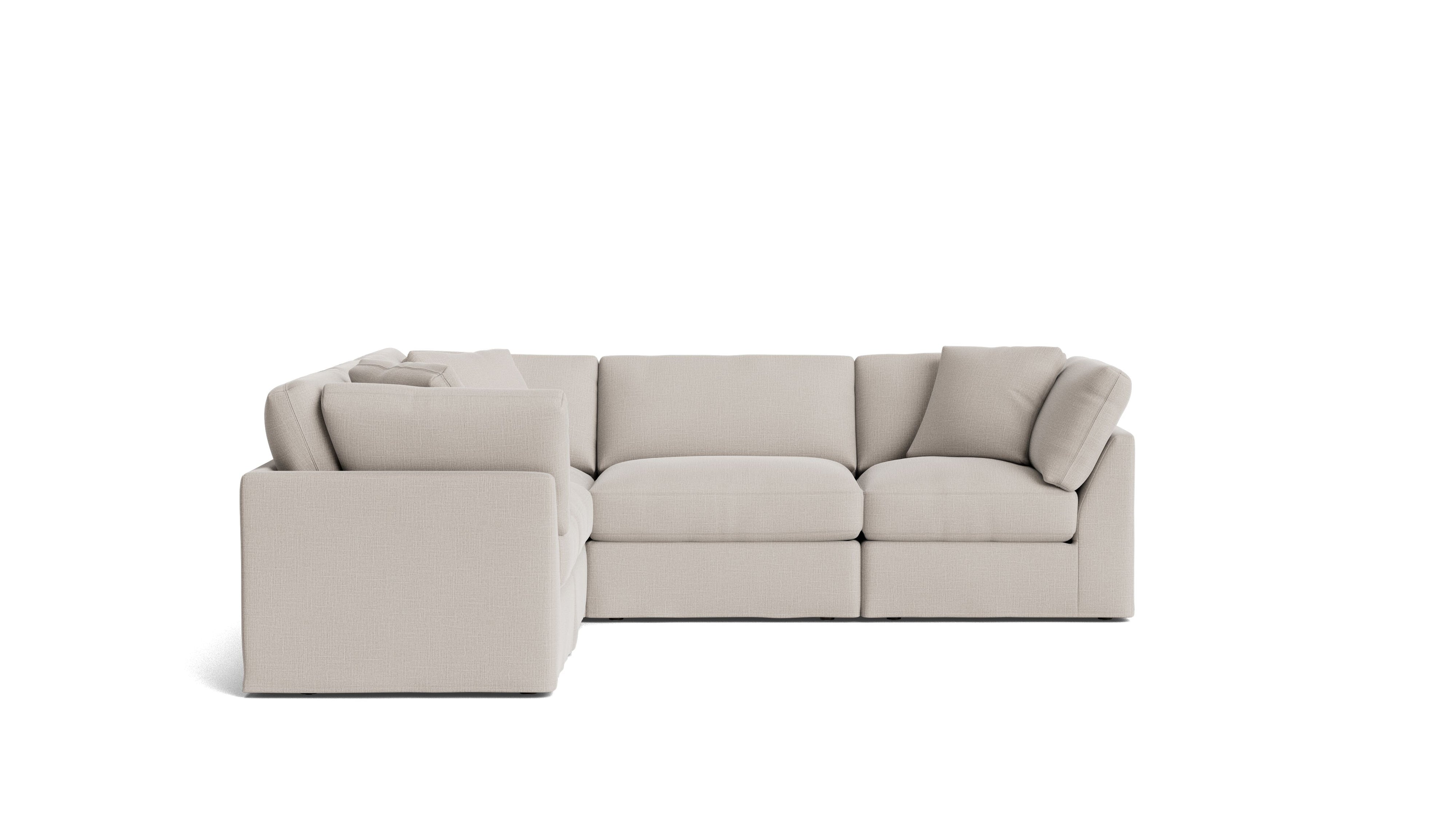 Get Together™ 5 - Piece Modular Sectional Closed, Standard, Clay - Sundays Company CanadaSEC-YJ-038-015