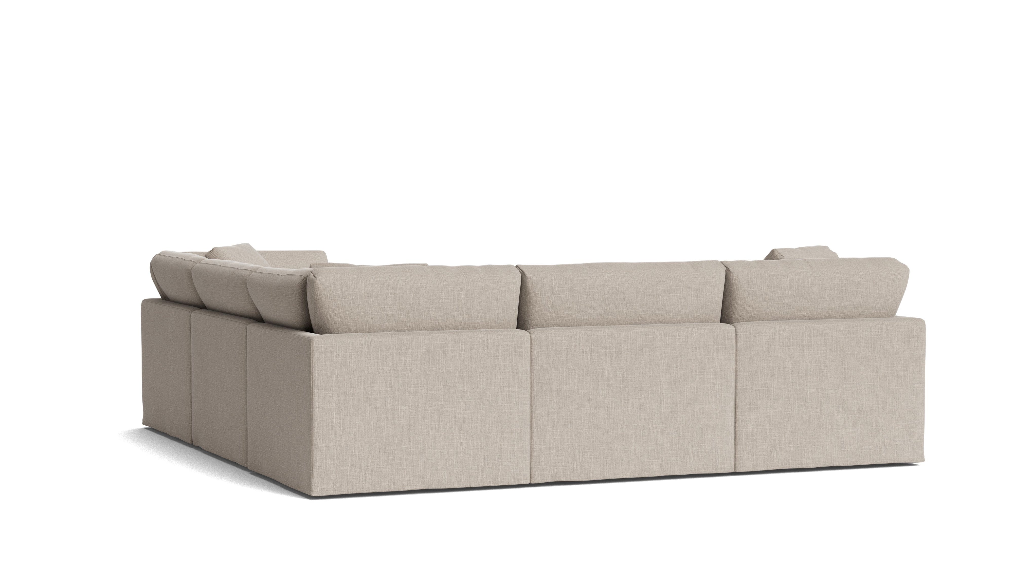 Get Together™ 5 - Piece Modular Sectional Closed, Standard, Light Pebble - Sundays Company CanadaSEC-YJ-038-029